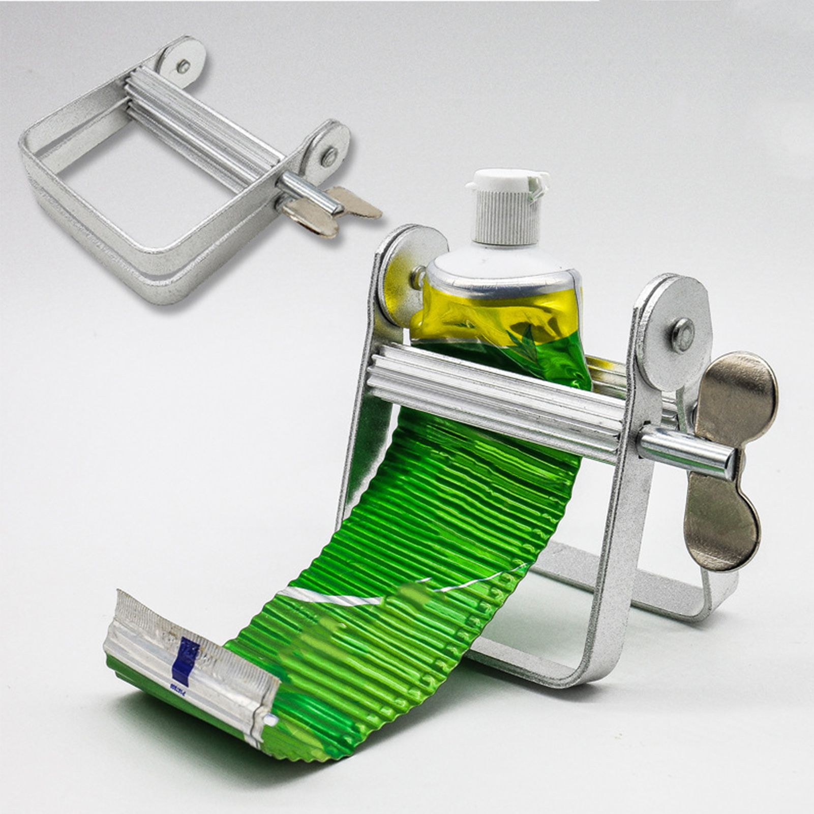 Metal Toothpaste Tube Squeezer Toothpaste Dispenser Paint Tube Wringer for view 11
