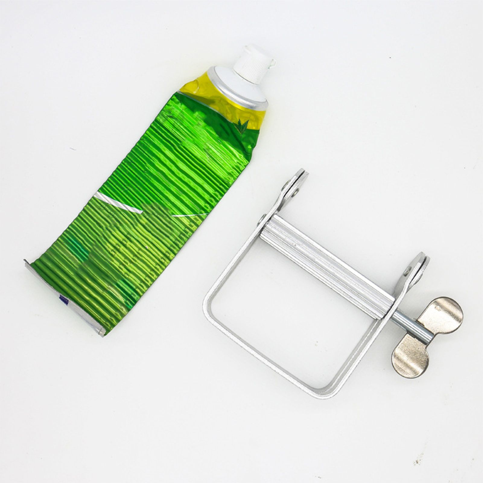 Metal Toothpaste Tube Squeezer Toothpaste Dispenser Paint Tube Wringer for view 12
