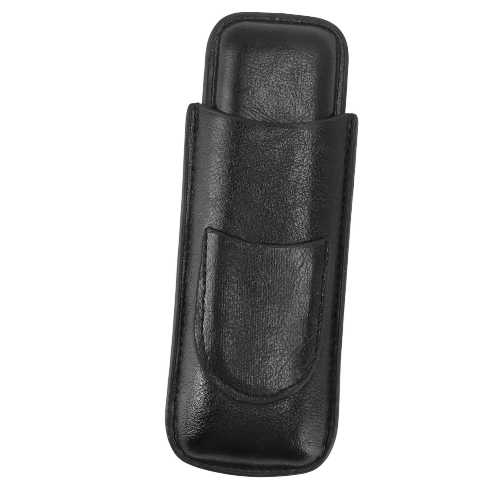 2 Finger Cigar Holder Elegant No Fading 2 Finger Leather Portable Cigar Case view 6