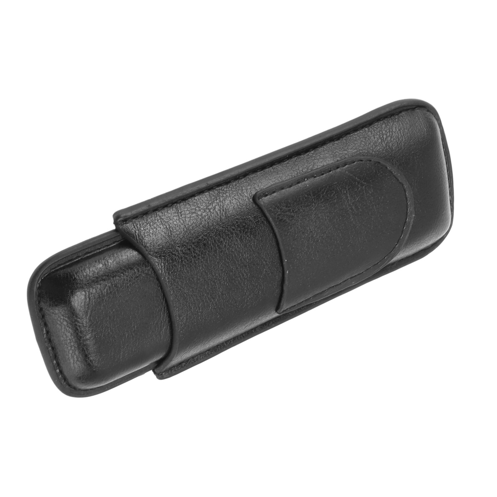 2 Finger Cigar Holder Elegant No Fading 2 Finger Leather Portable Cigar Case view 7