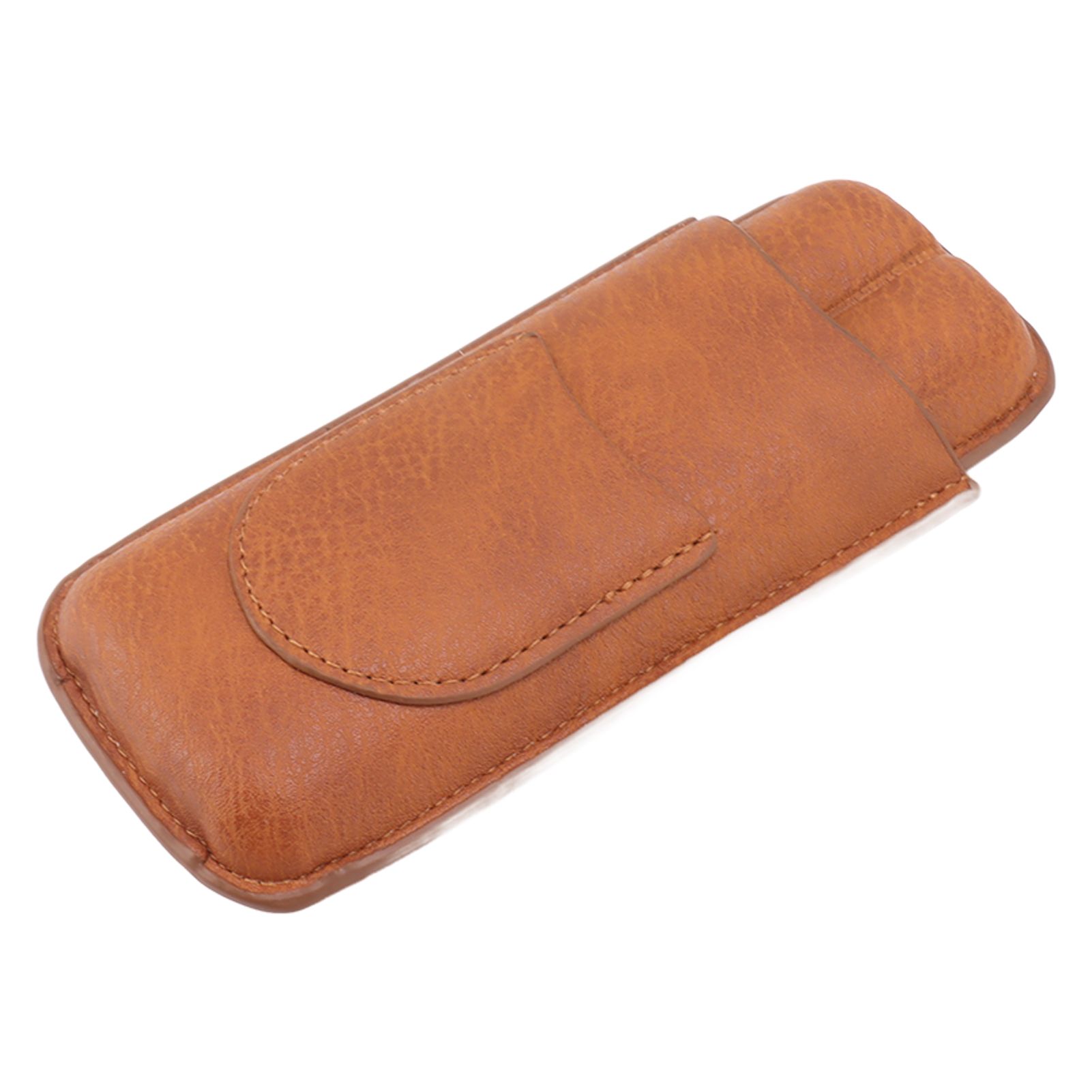 Cigar Carrying Case Portable Leather Small Cigar Humidor Case Holder for view 3