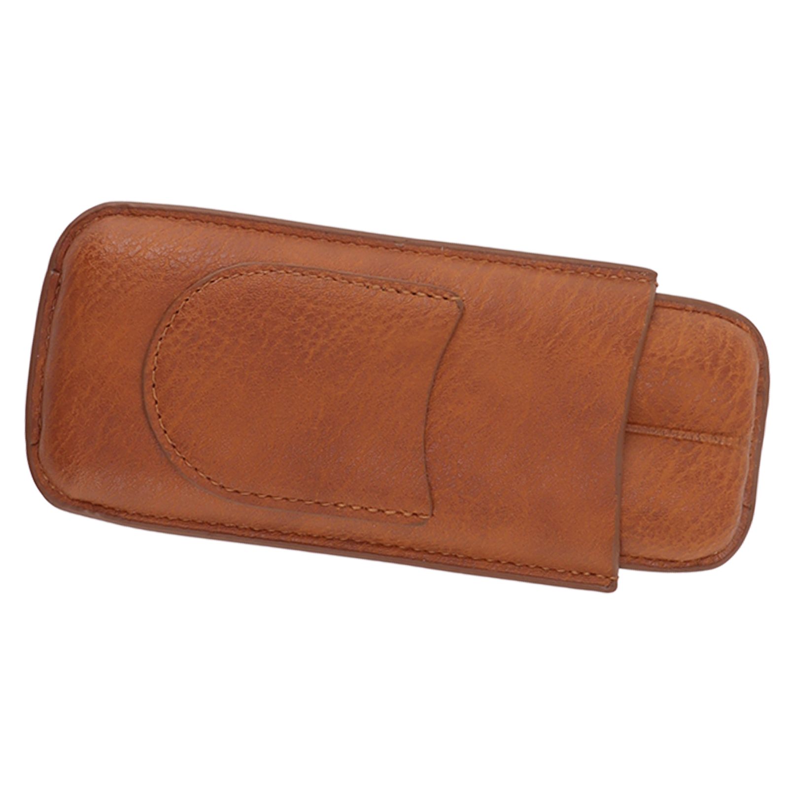 Cigar Carrying Case Portable Leather Small Cigar Humidor Case Holder for view 4