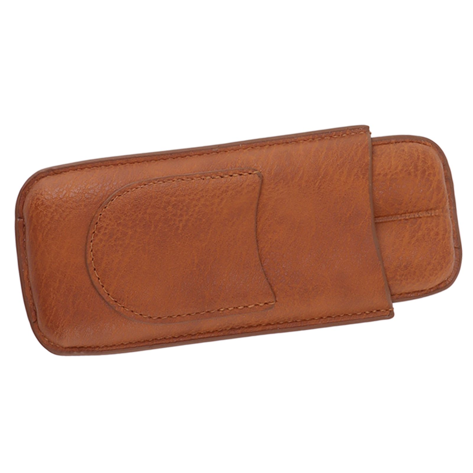 Cigar Carrying Case Portable Leather Small Cigar Humidor Case Holder for view 5