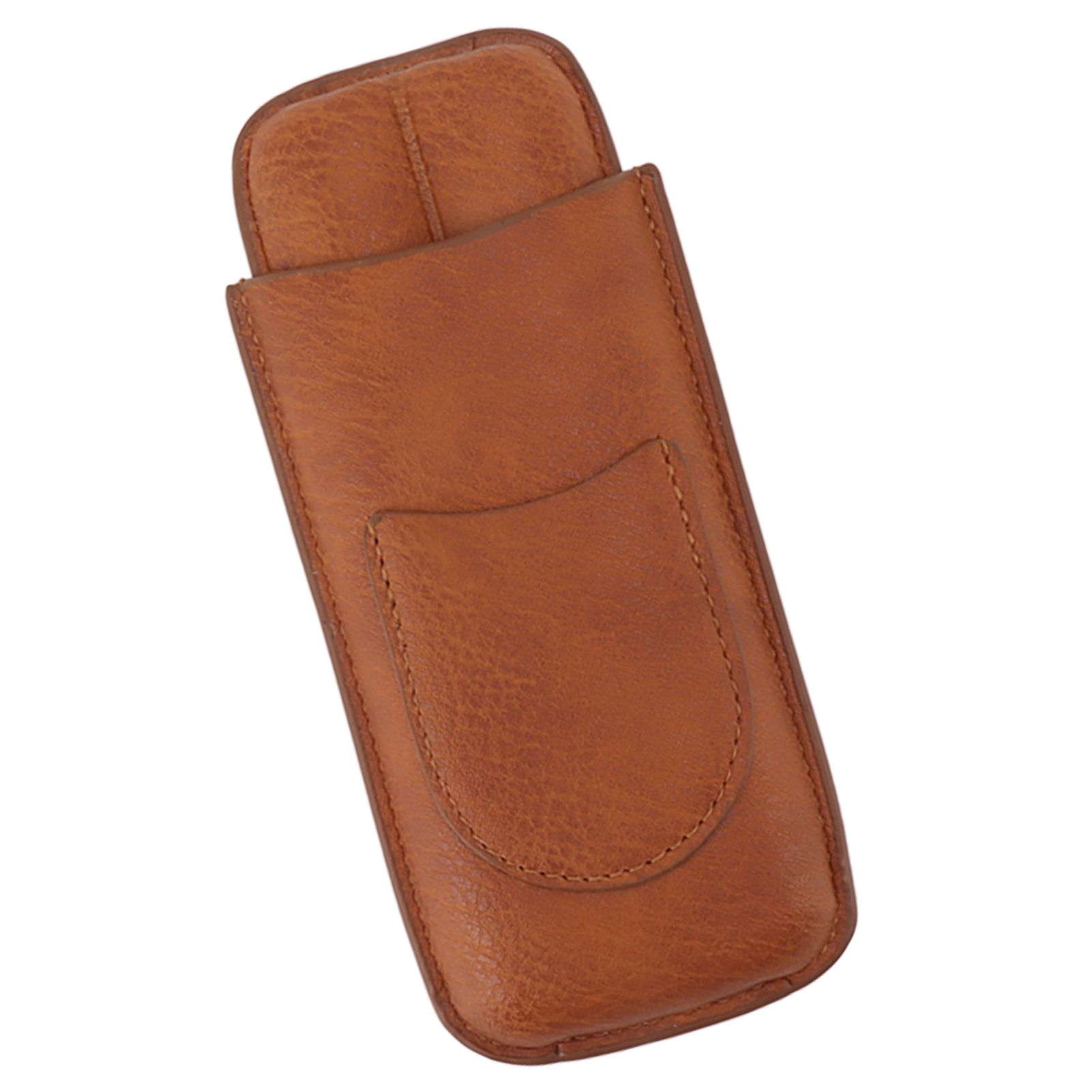 Cigar Carrying Case Portable Leather Small Cigar Humidor Case Holder for view 8