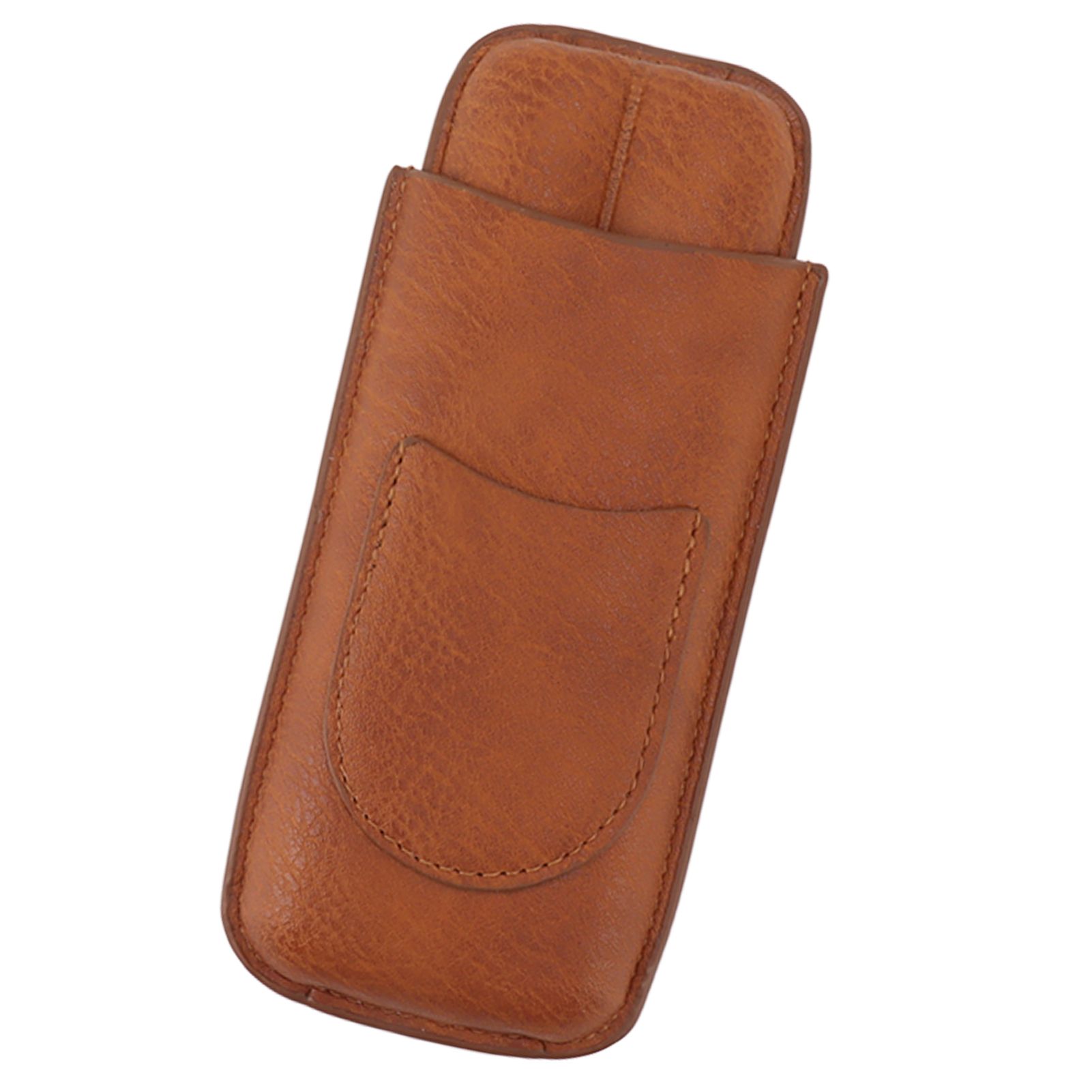 Cigar Carrying Case Portable Leather Small Cigar Humidor Case Holder for view 9