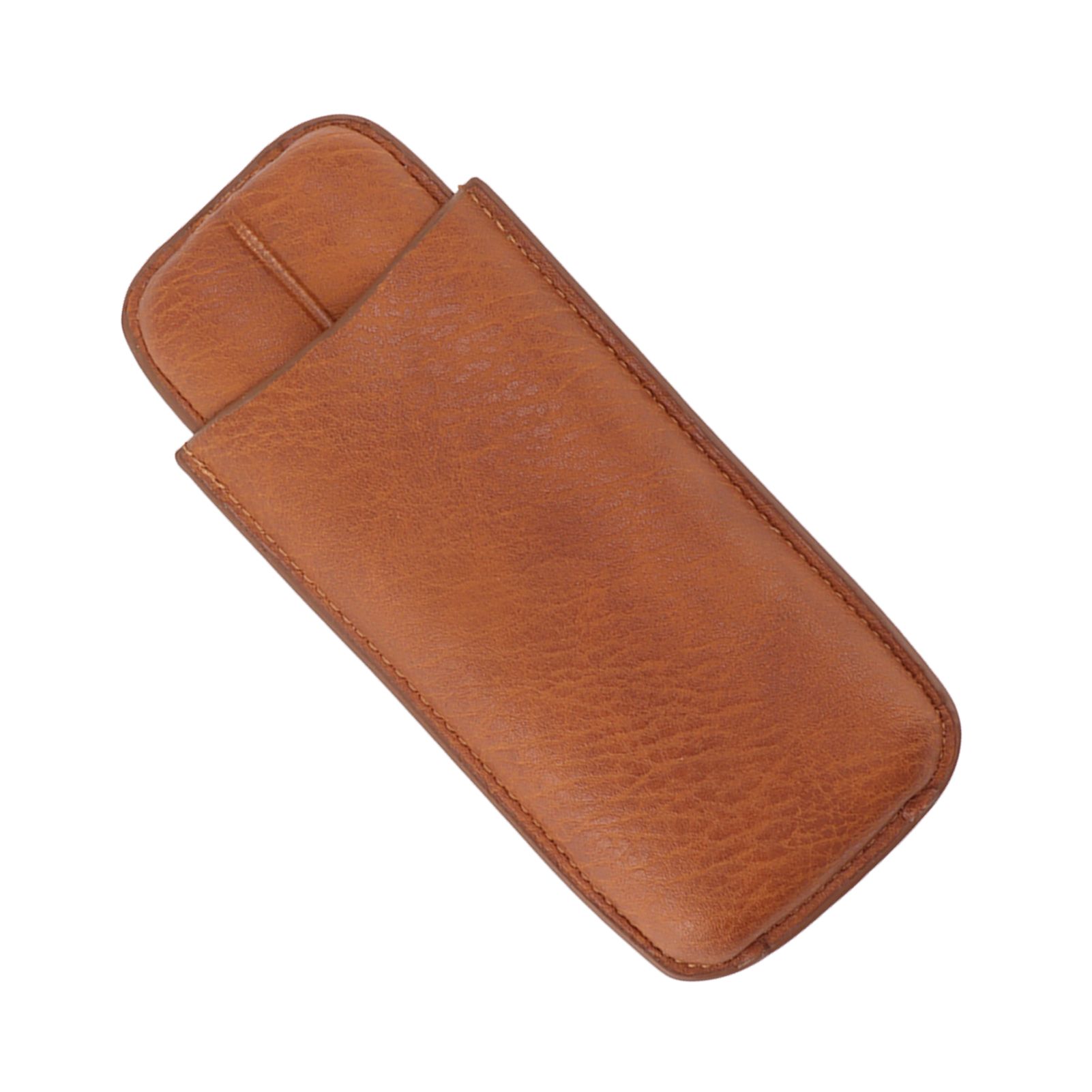 Cigar Carrying Case Portable Leather Small Cigar Humidor Case Holder for view 11