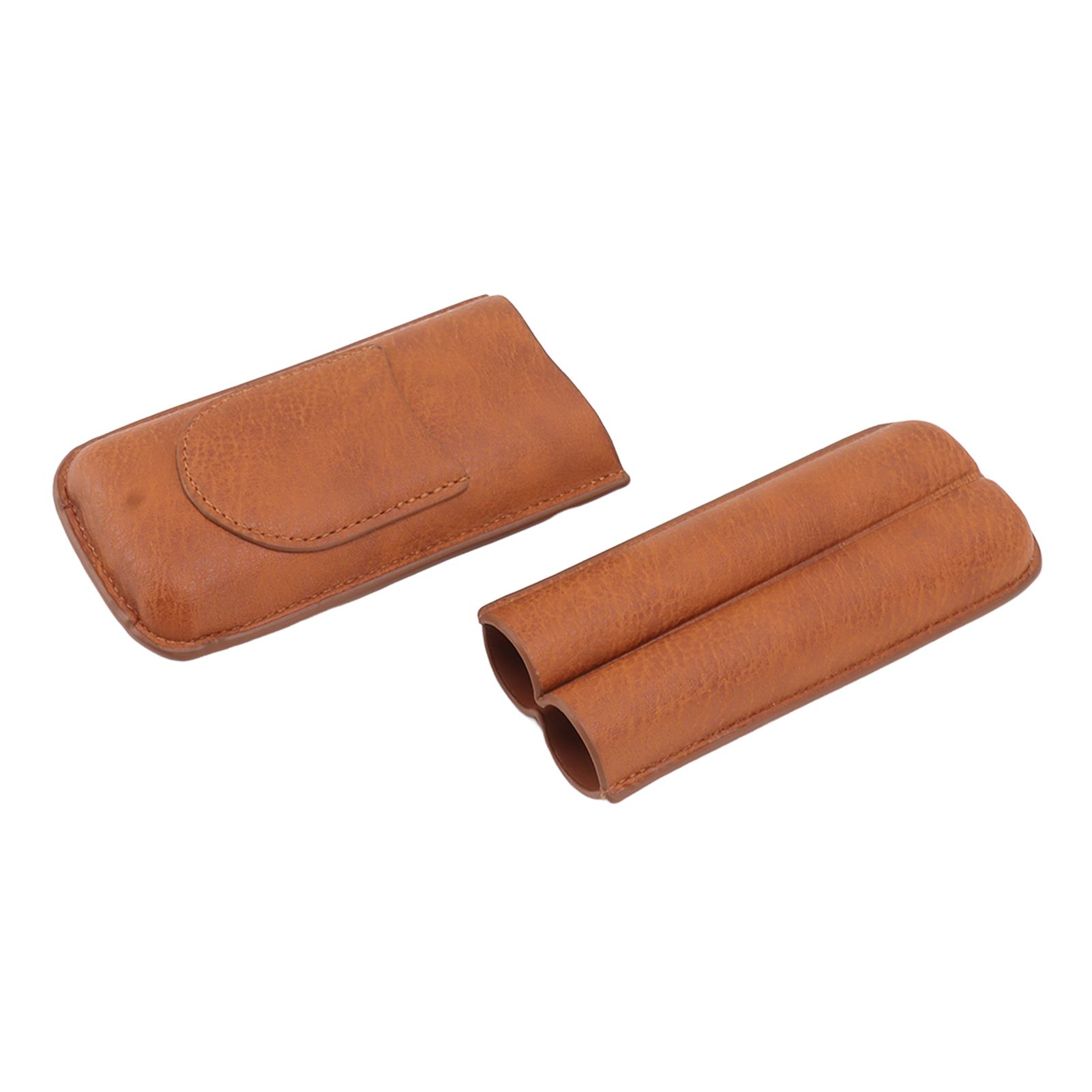 Cigar Carrying Case Portable Leather Small Cigar Humidor Case Holder for view 13