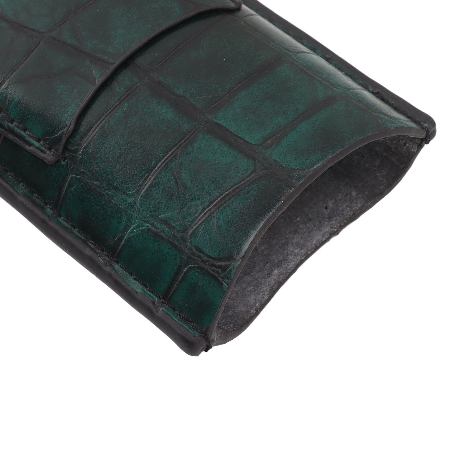 2 Finger Cigar Case Waterproof Portable Artificial Leather Cigar Case Box for view 14