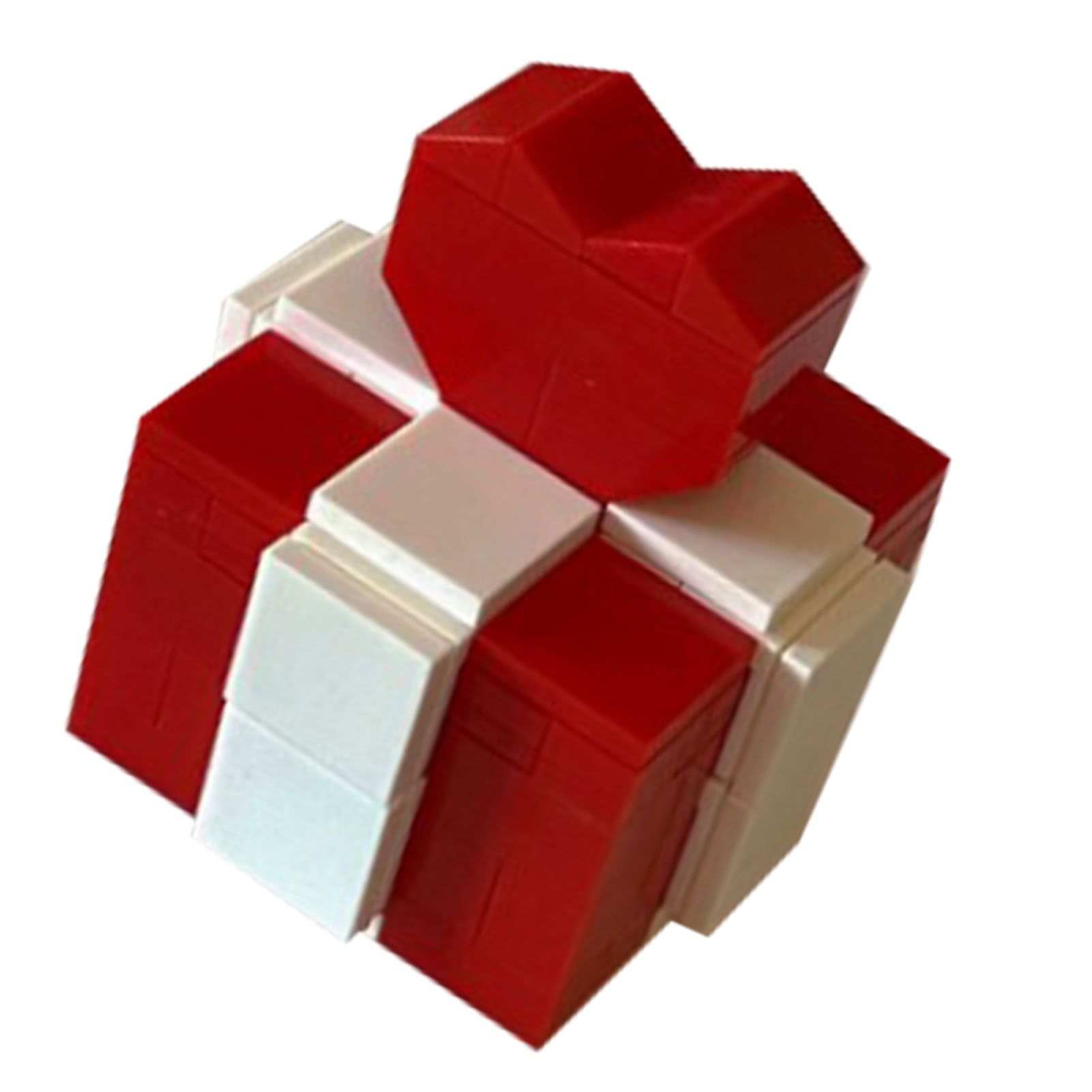 Ring Box Heart Shape Assembling Blocks Ring Gift Box for Engagement Birthday view 3