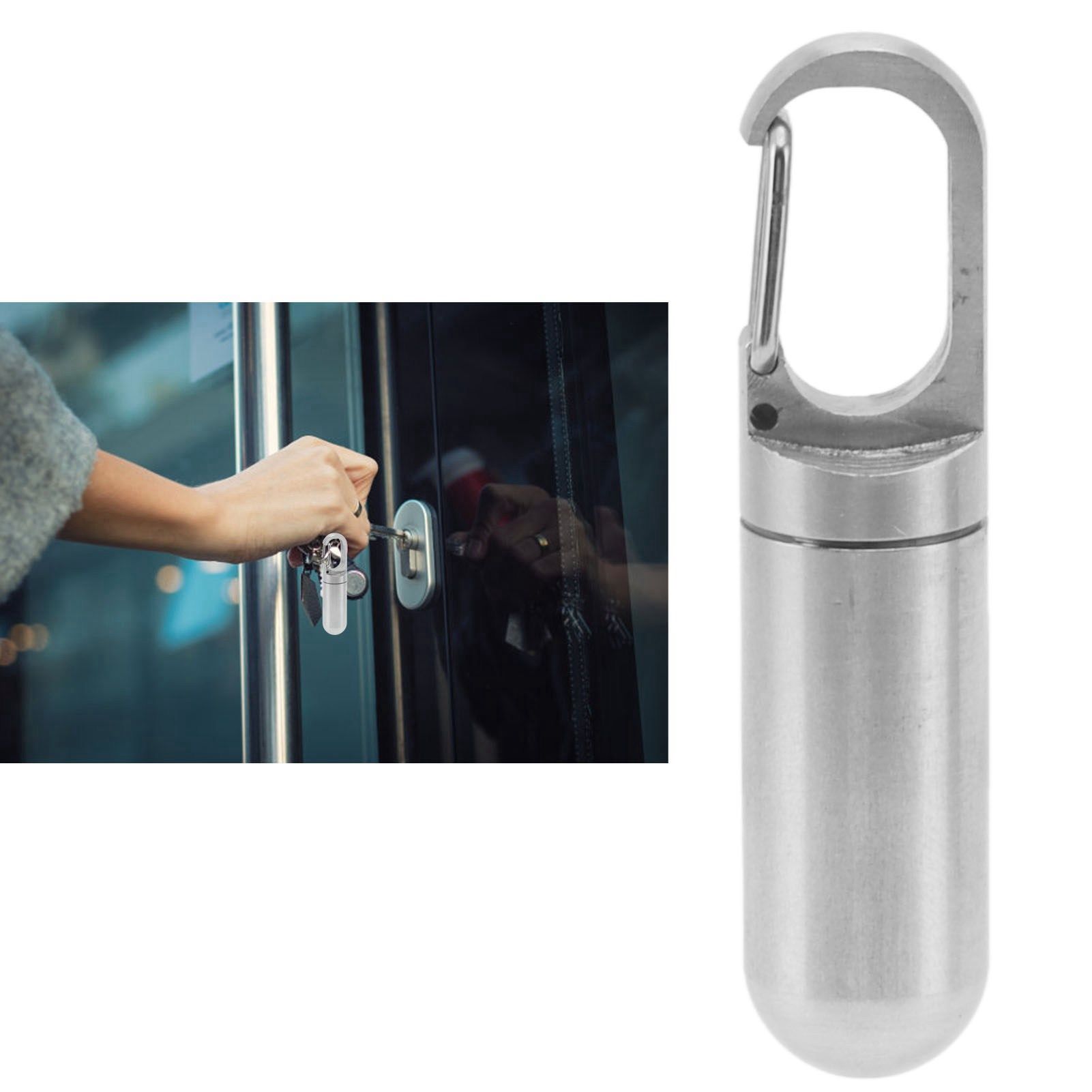 Keychain Tablet Holder Portable Waterproof Stainless Steel Tablet Case for view 11