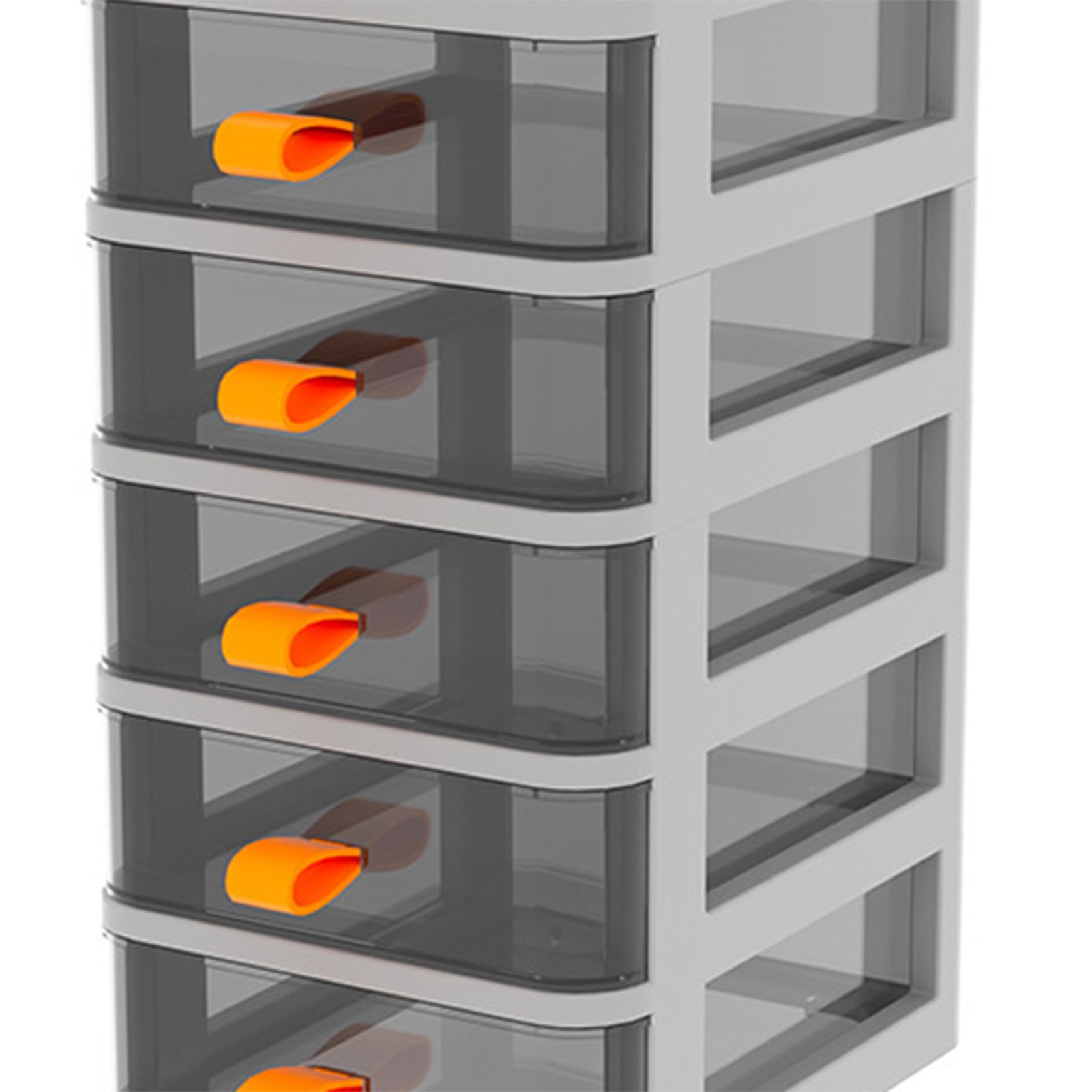 Drawer Type Desktop Storage Box Transparent Desktop Stationery Organizer with view 8
