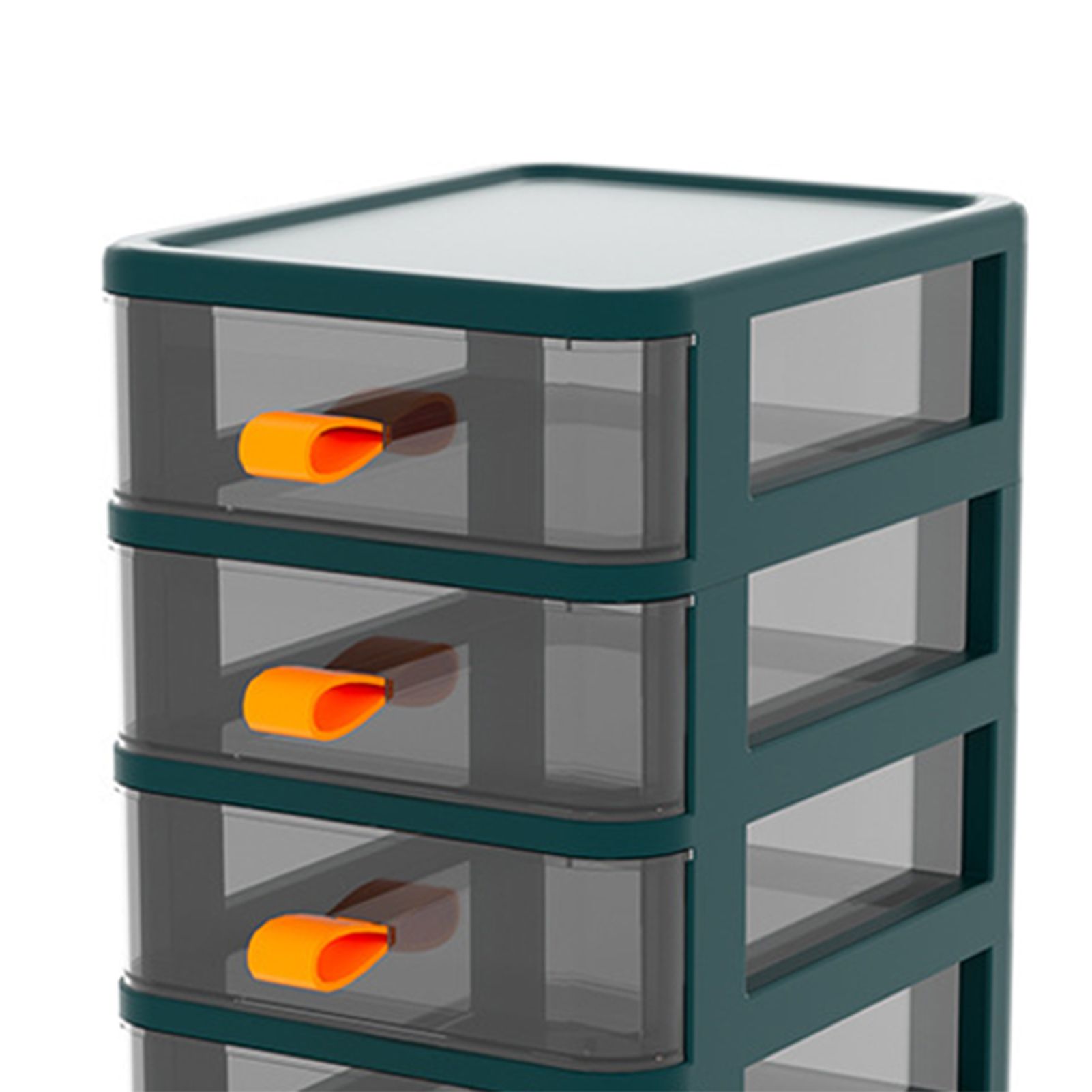 Drawer Type Desktop Storage Box Transparent Desktop Stationery Organizer with view 7