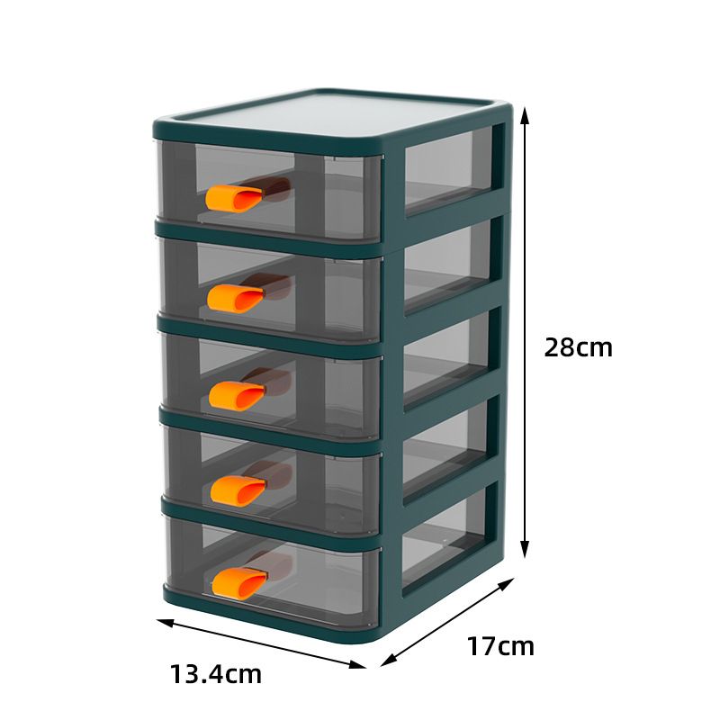 Drawer Type Desktop Storage Box Transparent Desktop Stationery Organizer with view 10