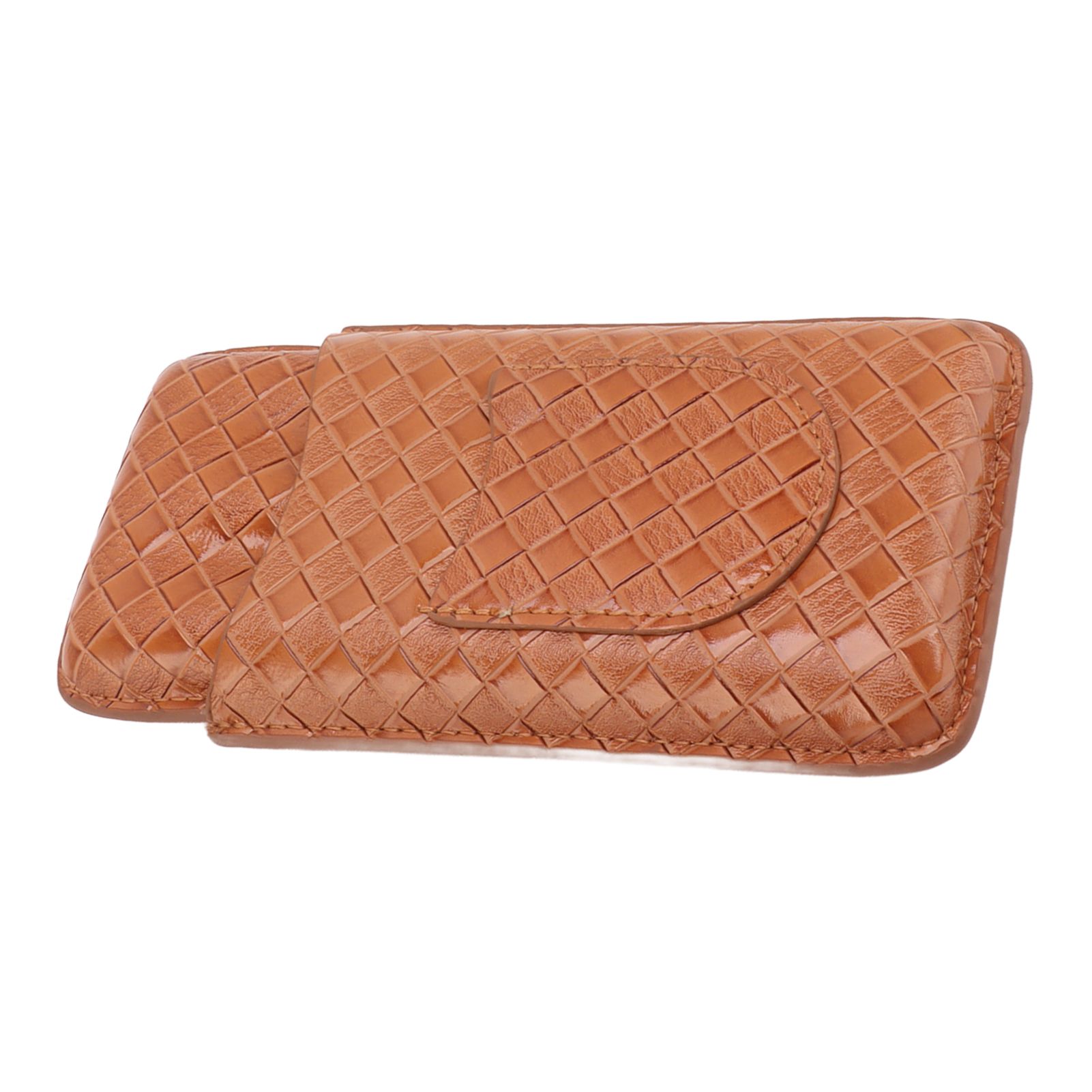 3 Sticks Portable Cigar Case Leather Cigar Humidors Travel Moisturizer Cigar view 2