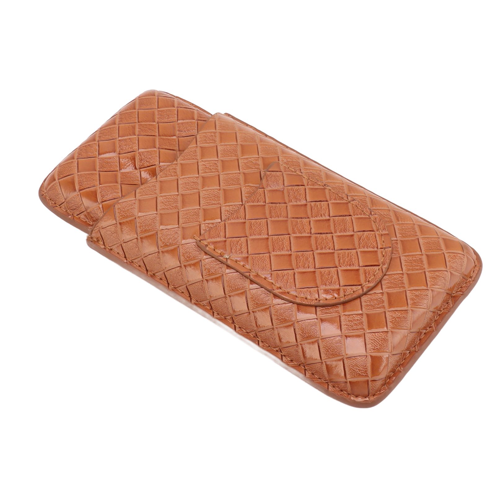 3 Sticks Portable Cigar Case Leather Cigar Humidors Travel Moisturizer Cigar view 7