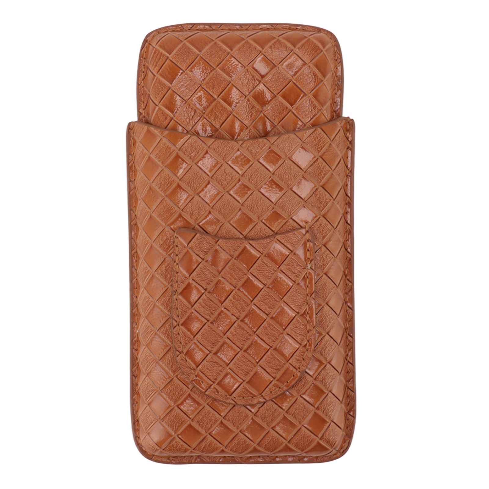 3 Sticks Portable Cigar Case Leather Cigar Humidors Travel Moisturizer Cigar view 10