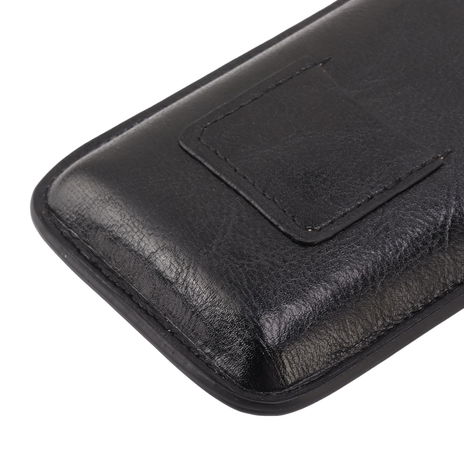 Leather Cigar Case Portable 3 Finger Cigar Humidor Carrying Case with Cutter view 13