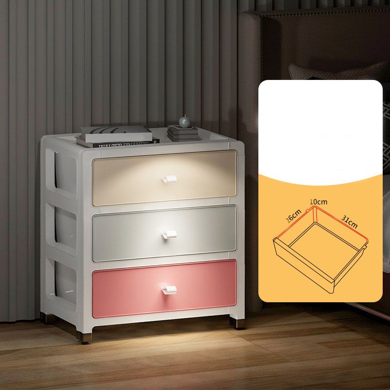 Home Storage Cabinet PP Macaron Color Large Capacity Multi Layer Drawer view 12