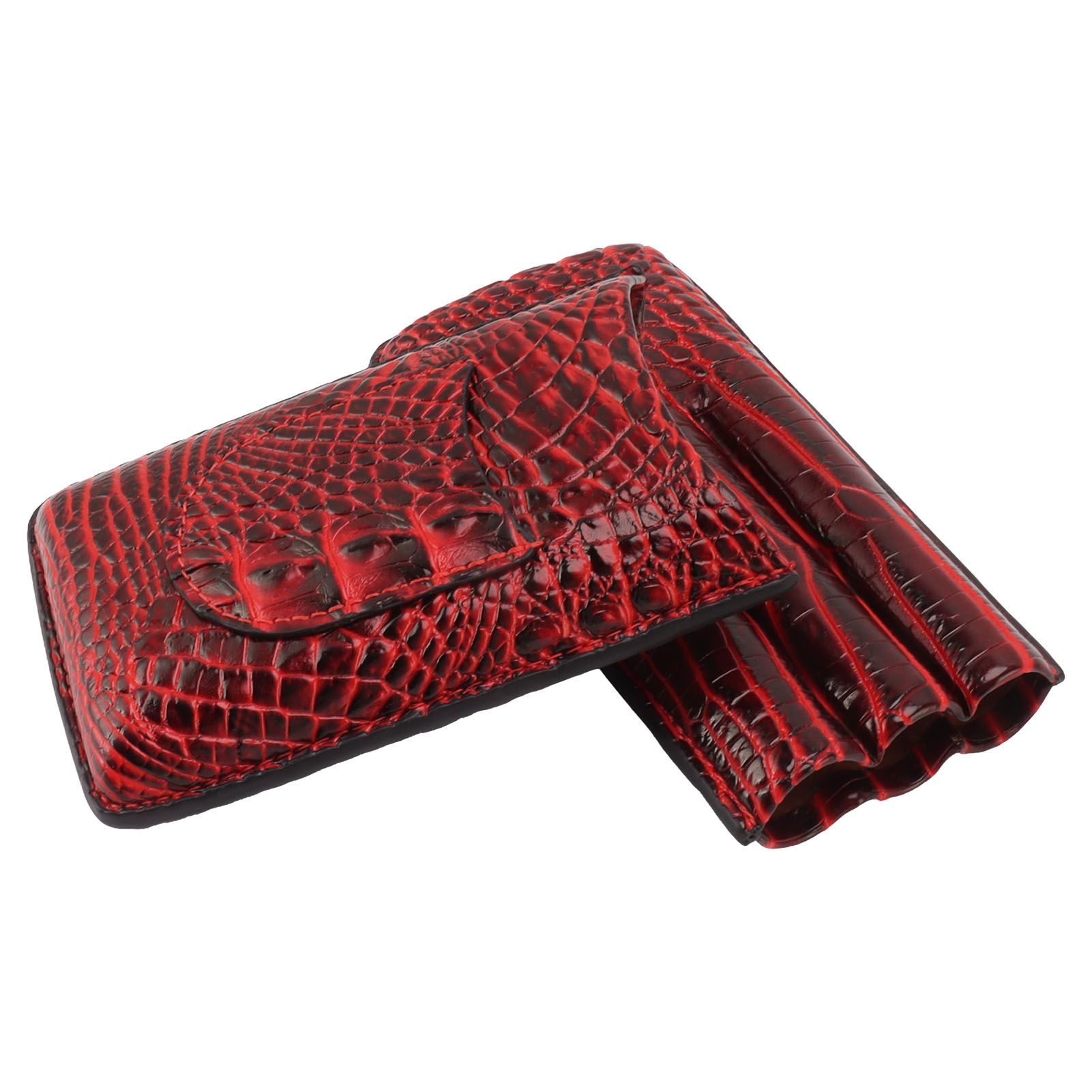 Travel Cigar Case Leather Soft Touch Fashion Appearance Portable Cigar Pouch view 10