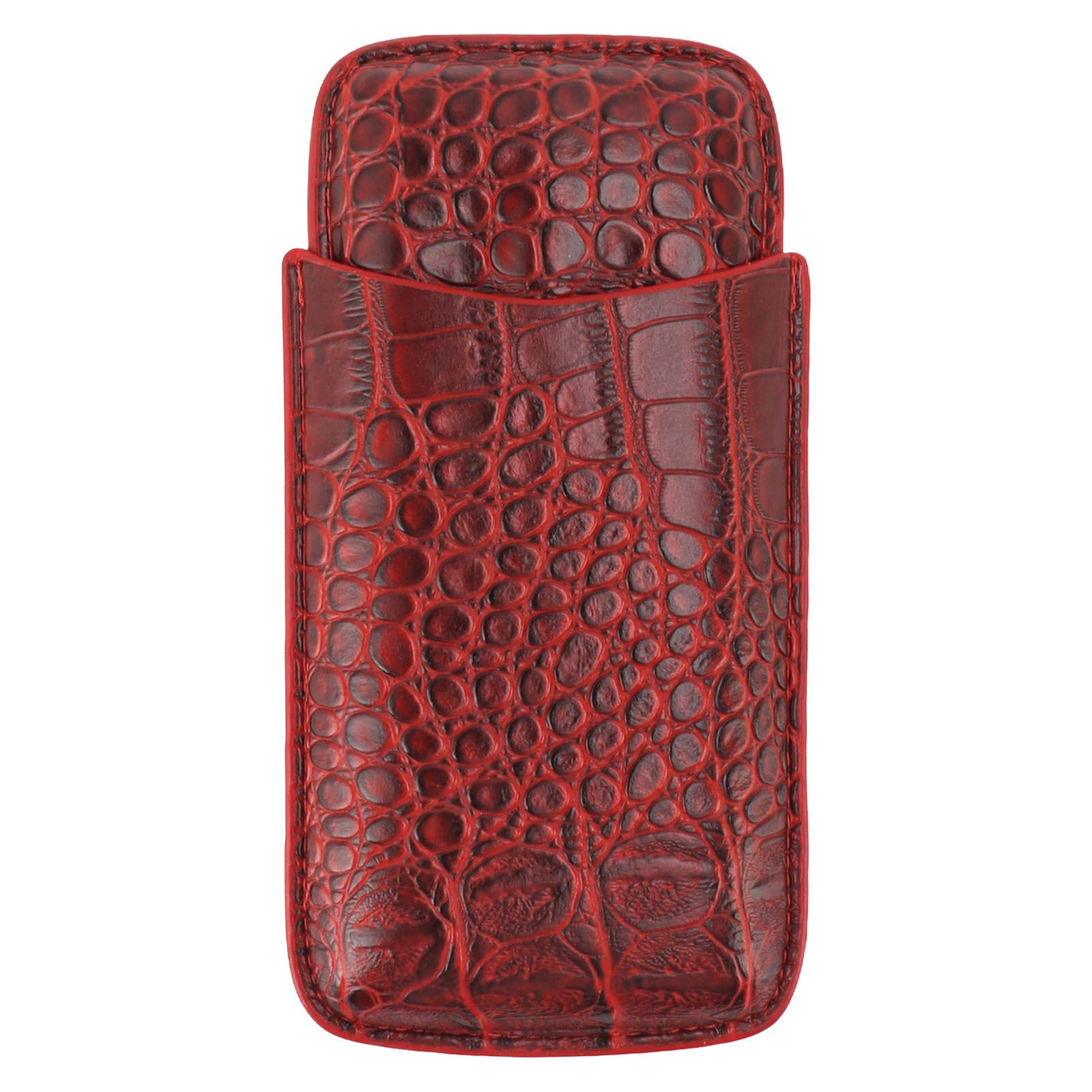 Travel Cigar Case Leather Soft Touch Fashion Appearance Portable Cigar Pouch view 2