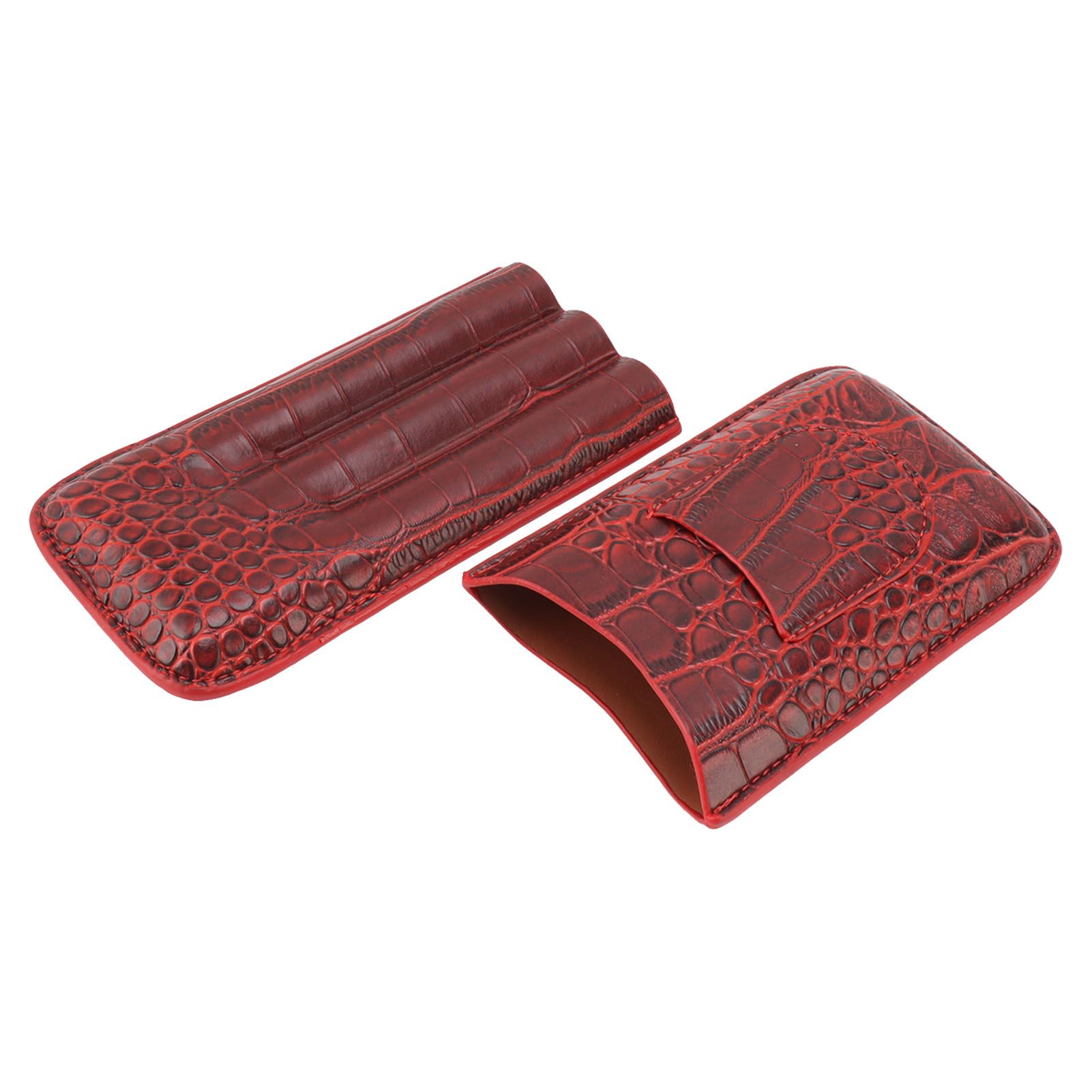Travel Cigar Case Leather Soft Touch Fashion Appearance Portable Cigar Pouch view 6