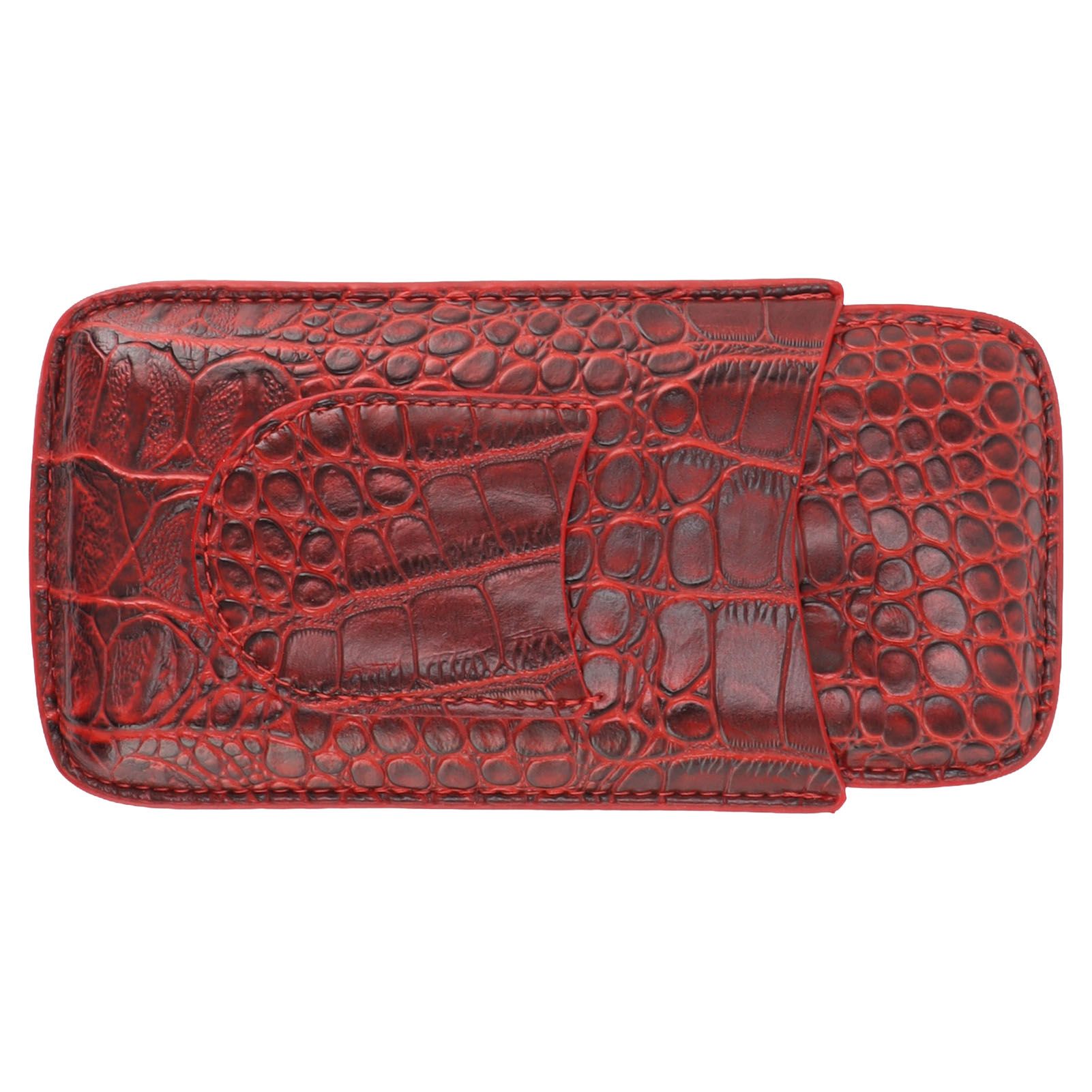 Travel Cigar Case Leather Soft Touch Fashion Appearance Portable Cigar Pouch view 7