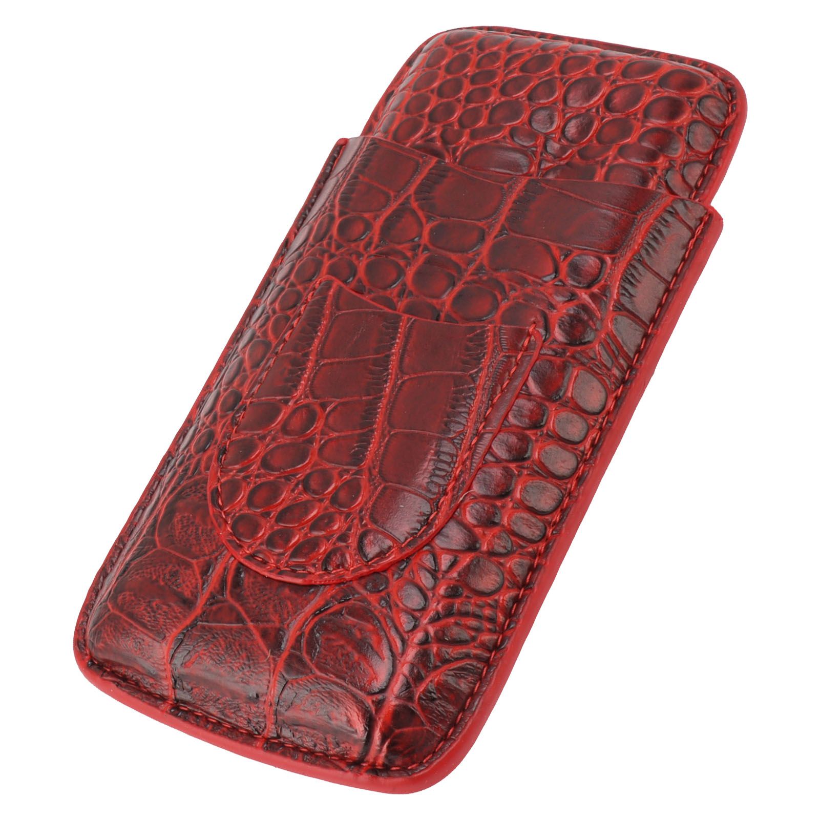 Travel Cigar Case Leather Soft Touch Fashion Appearance Portable Cigar Pouch view 9