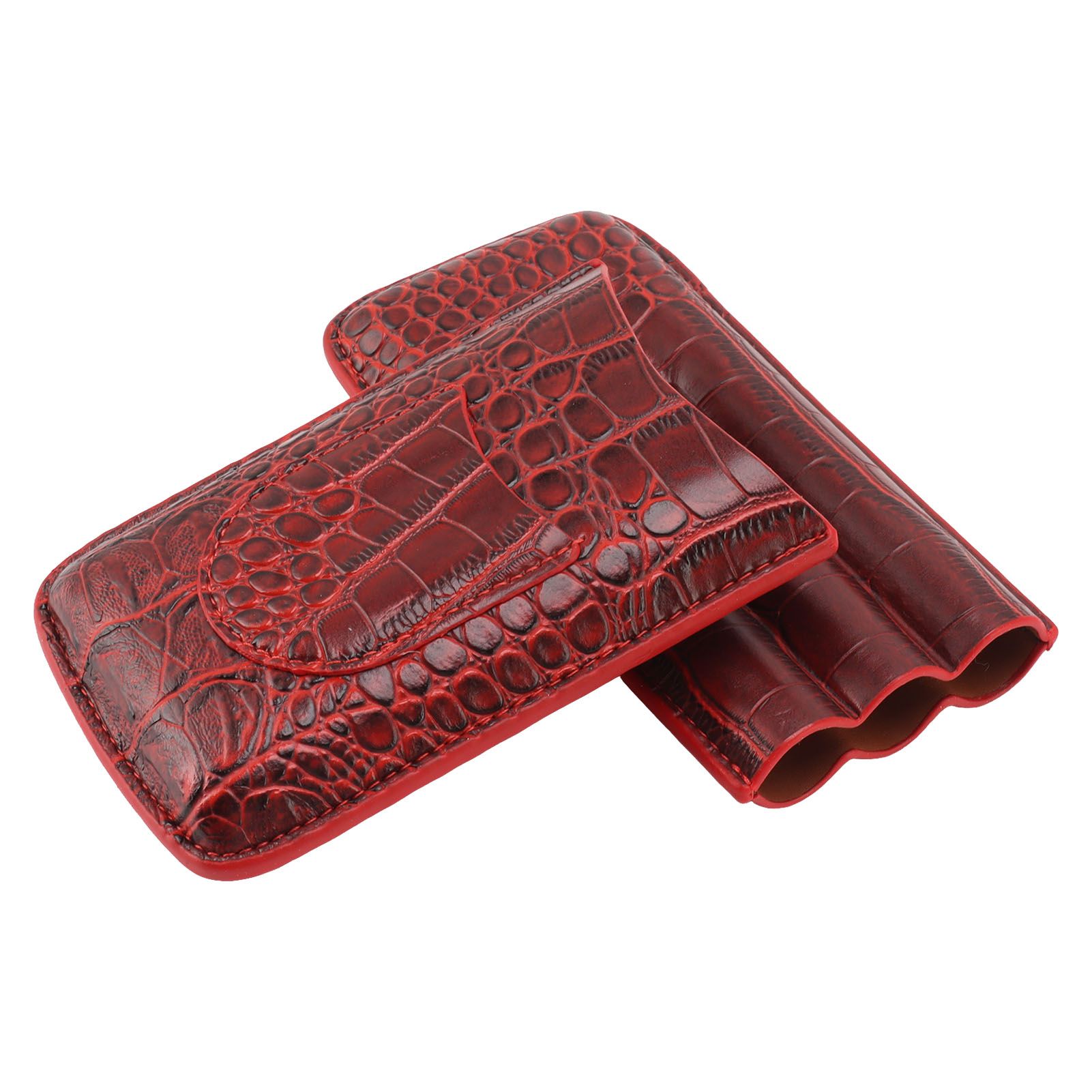Travel Cigar Case Leather Soft Touch Fashion Appearance Portable Cigar Pouch view 10