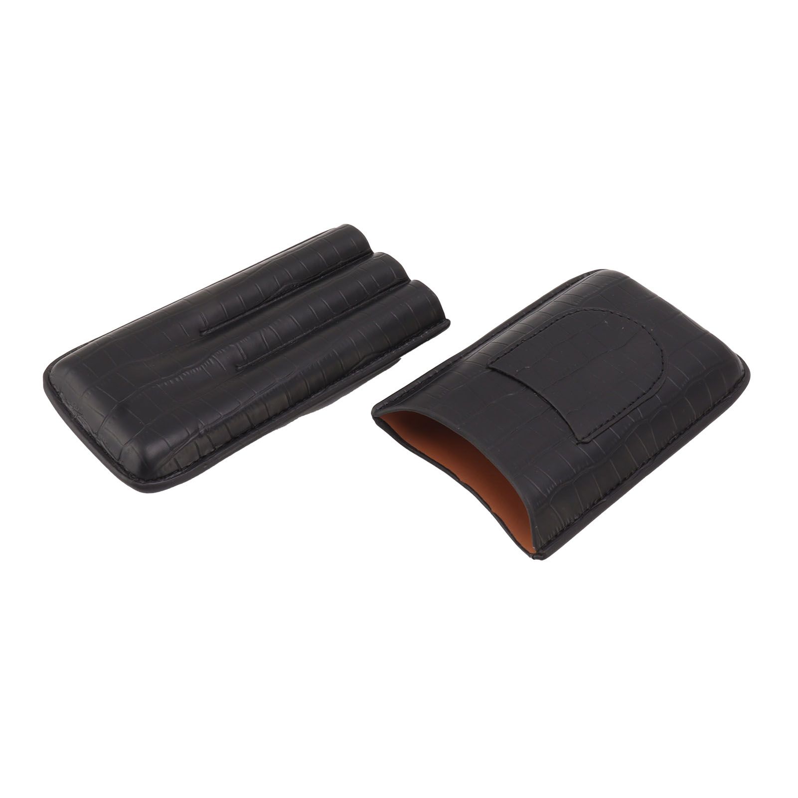 Cigar Holder Portable Tight Stitching Colorfast Lightweight 3 Finger Cigar view 3