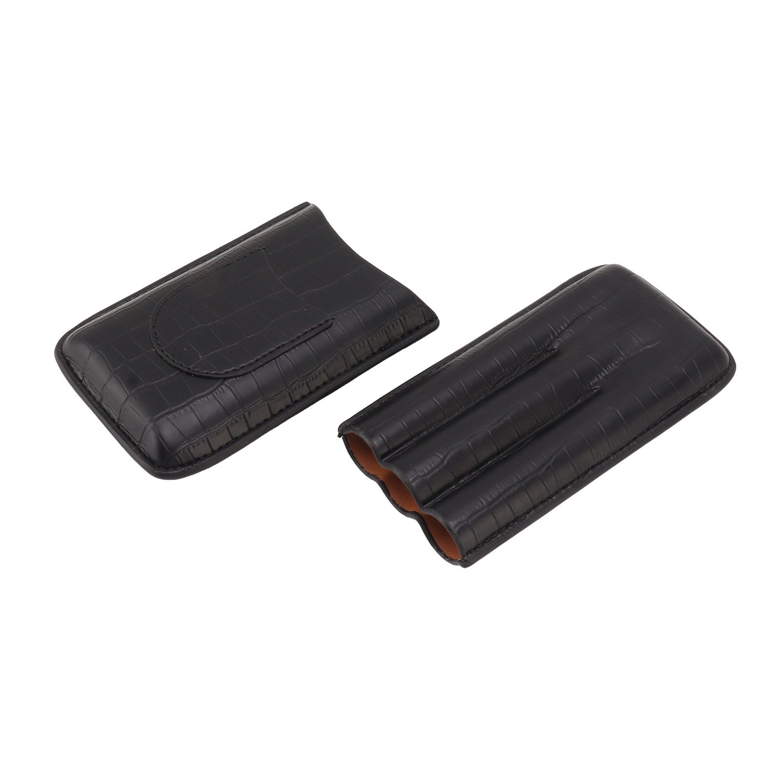 Cigar Holder Portable Tight Stitching Colorfast Lightweight 3 Finger Cigar view 4