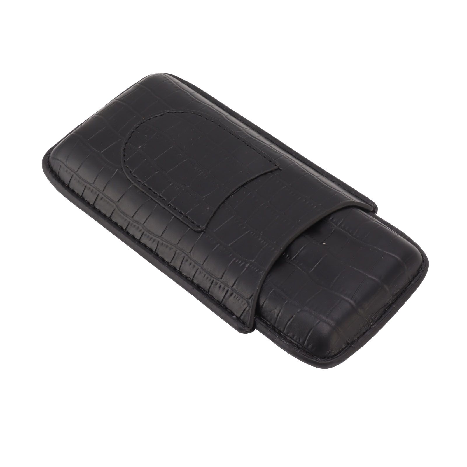 Cigar Holder Portable Tight Stitching Colorfast Lightweight 3 Finger Cigar view 7