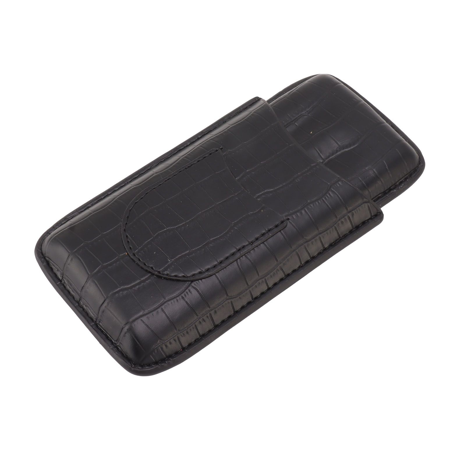 Cigar Holder Portable Tight Stitching Colorfast Lightweight 3 Finger Cigar view 8