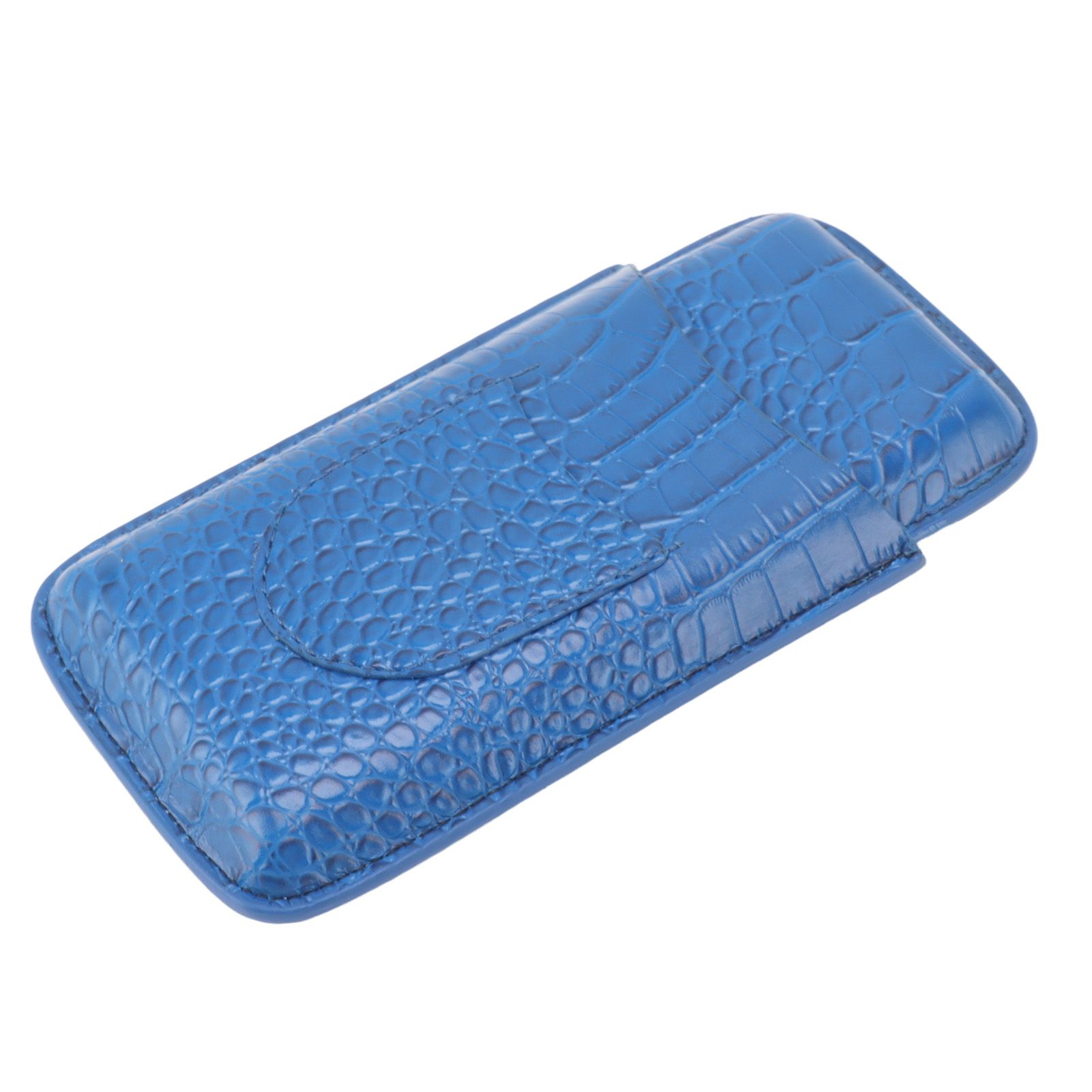 3 Finger Cigar Holder Frosted Finish Portable 3 Finger Leather Cigar Case for view 4