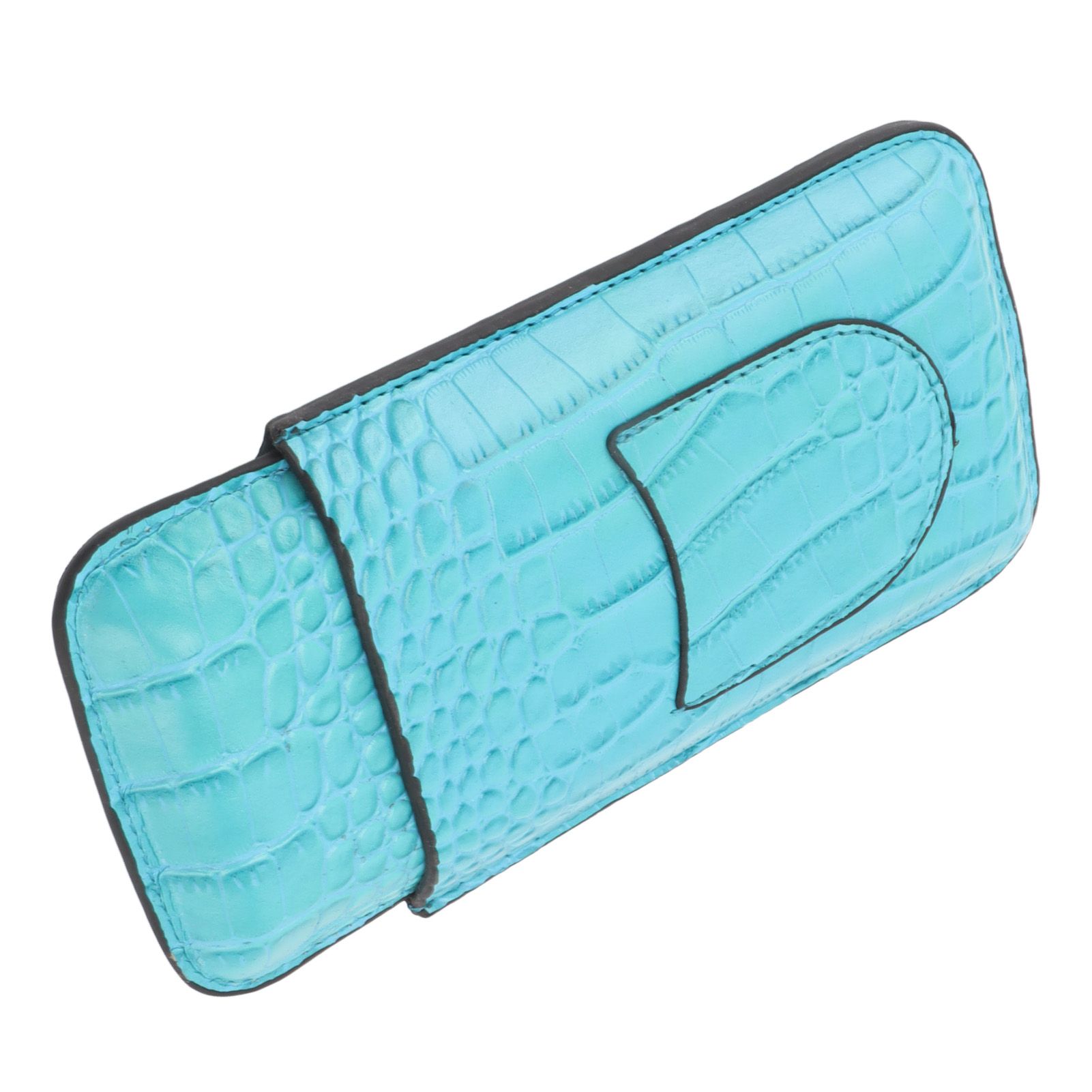 3 Finger Cigar Holder Frosted Finish Portable 3 Finger Leather Cigar Case for view 10