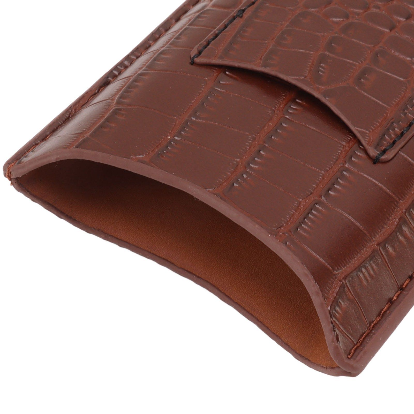 Cigar Holder Case Artificial Leather Portable Durable Elegant 3 Finger Cigar view 13