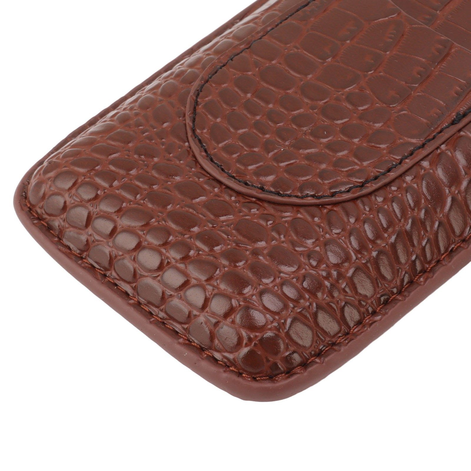 Cigar Holder Case Artificial Leather Portable Durable Elegant 3 Finger Cigar view 14