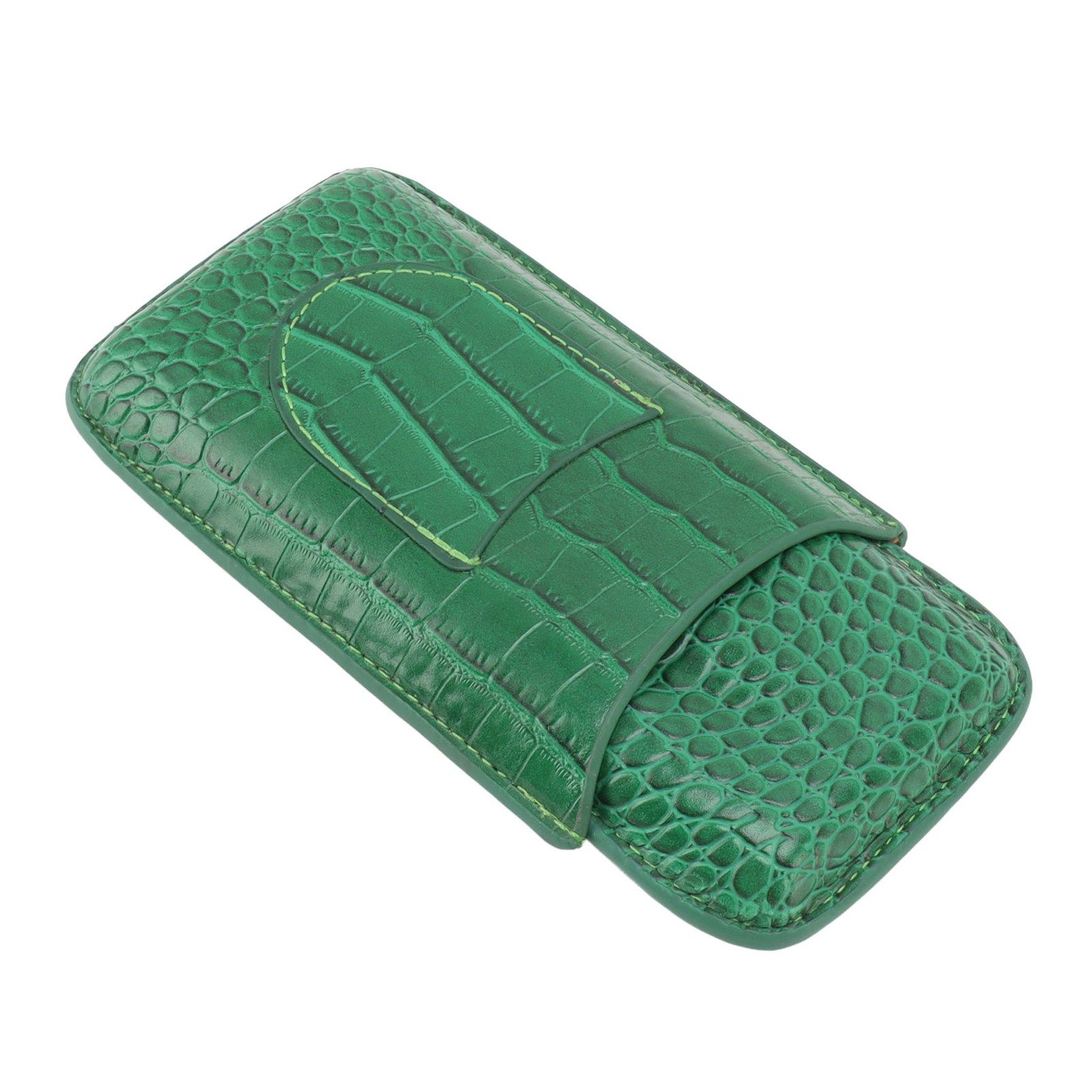 Cigar Holder Case Artificial Leather Portable Durable Elegant 3 Finger Cigar view 6