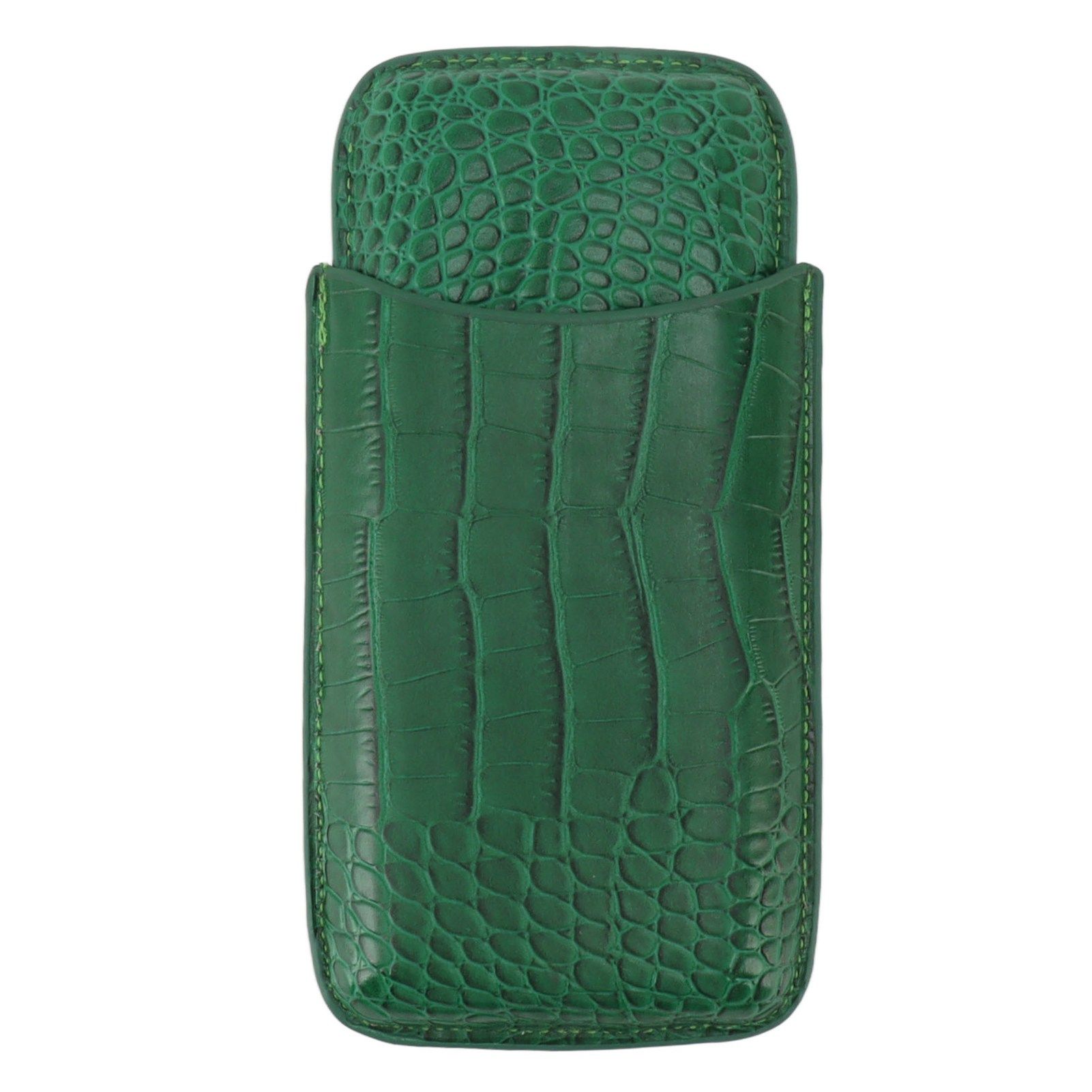 Cigar Holder Case Artificial Leather Portable Durable Elegant 3 Finger Cigar view 7