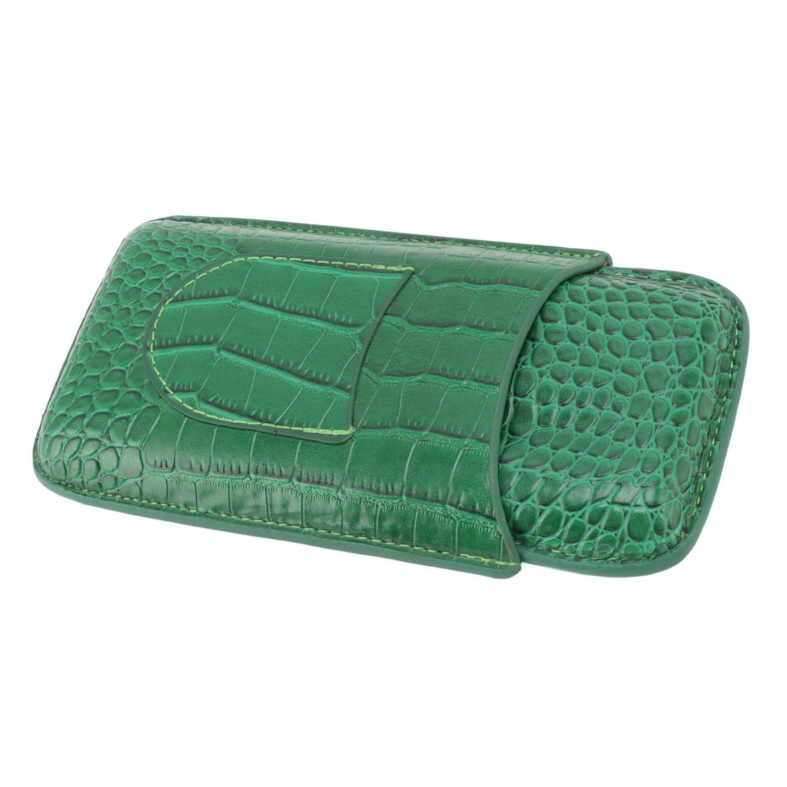 Cigar Holder Case Artificial Leather Portable Durable Elegant 3 Finger Cigar view 8