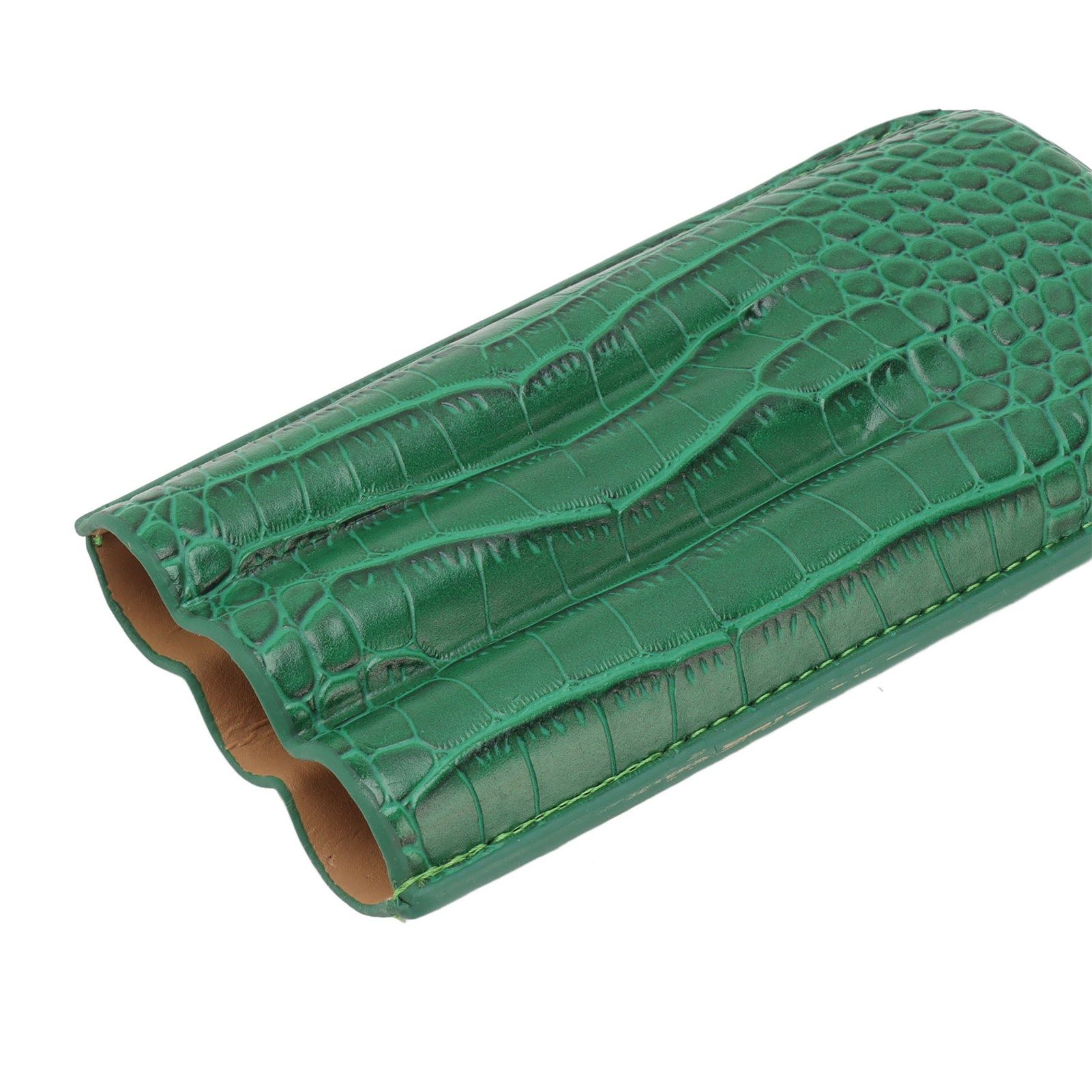 Cigar Holder Case Artificial Leather Portable Durable Elegant 3 Finger Cigar view 14
