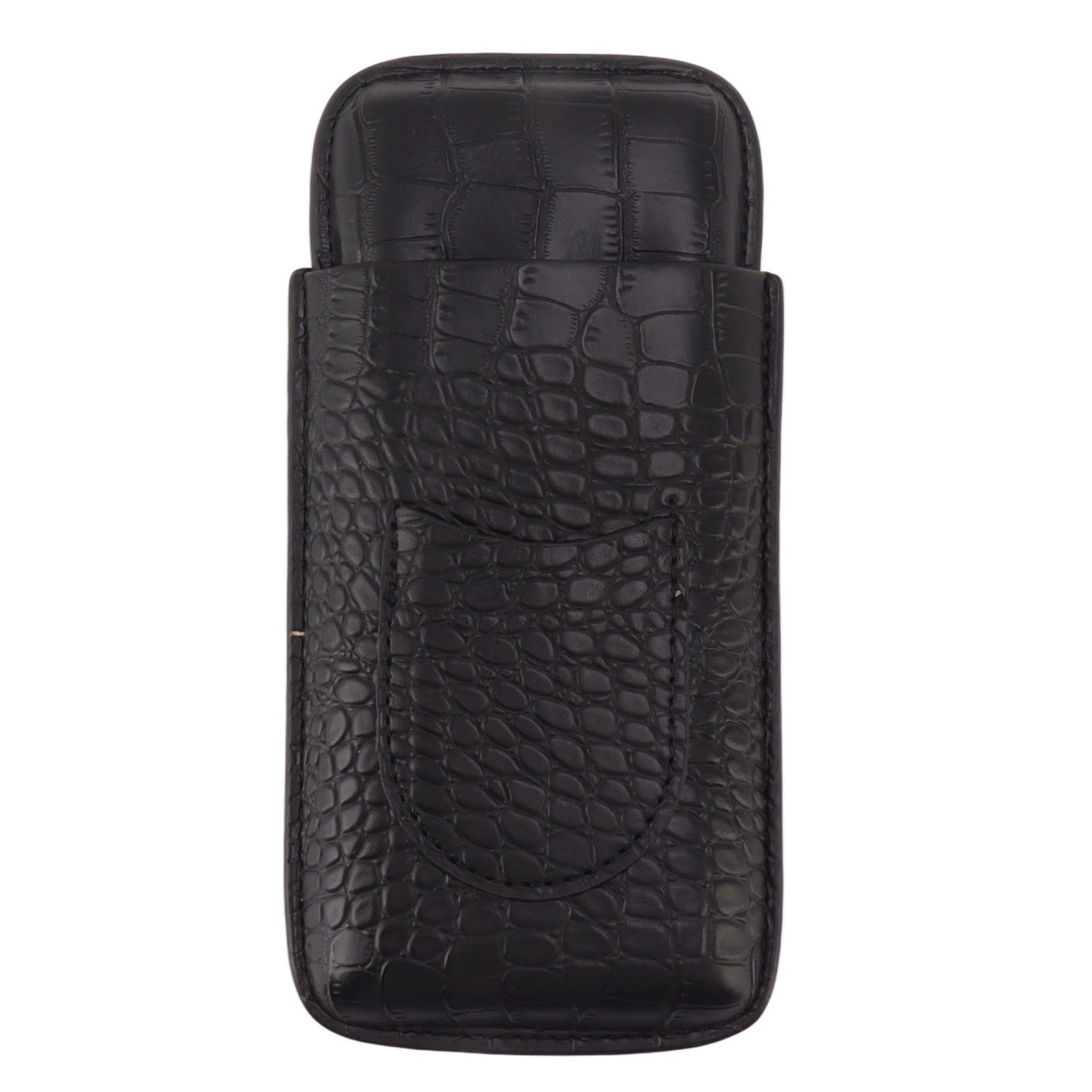 Portable Cigar Case 3 Holder Leather Humidor Box Cigar Moisturizing Protection