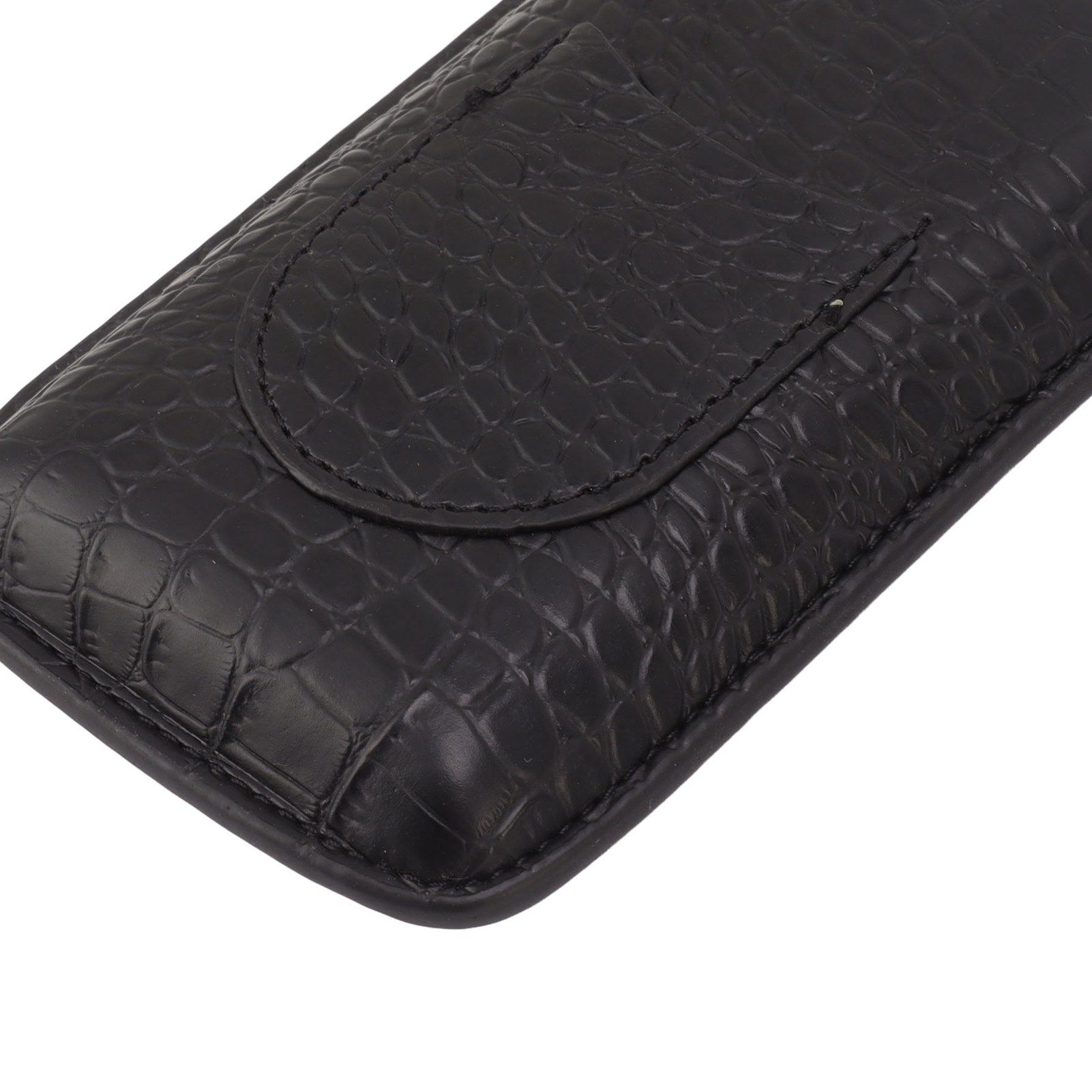 Portable Cigar Case 3 Holder Leather Humidor Box Cigar Moisturizing Protection view 14
