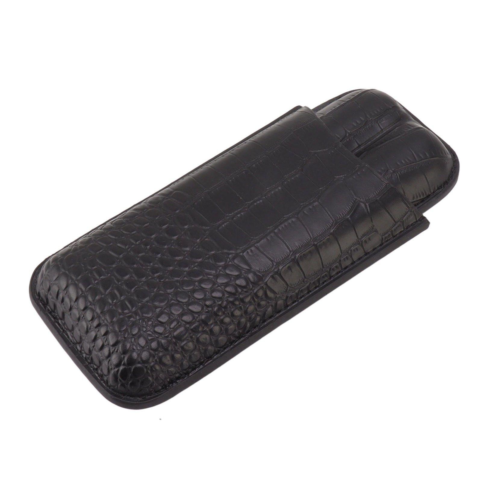 Portable Cigar Bag 2 Holder Leather Humidor Box Storage Case for Protection view 2