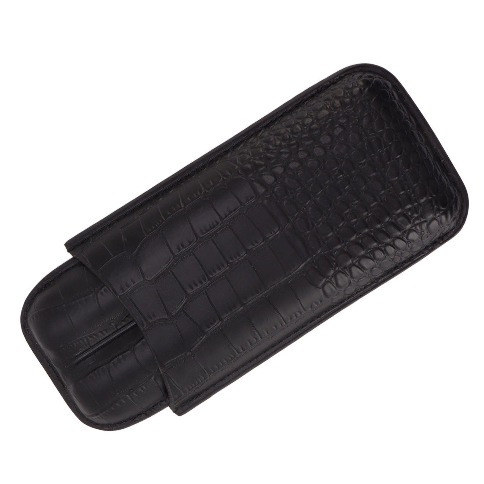 Portable Cigar Bag 2 Holder Leather Humidor Box Storage Case for Protection view 7