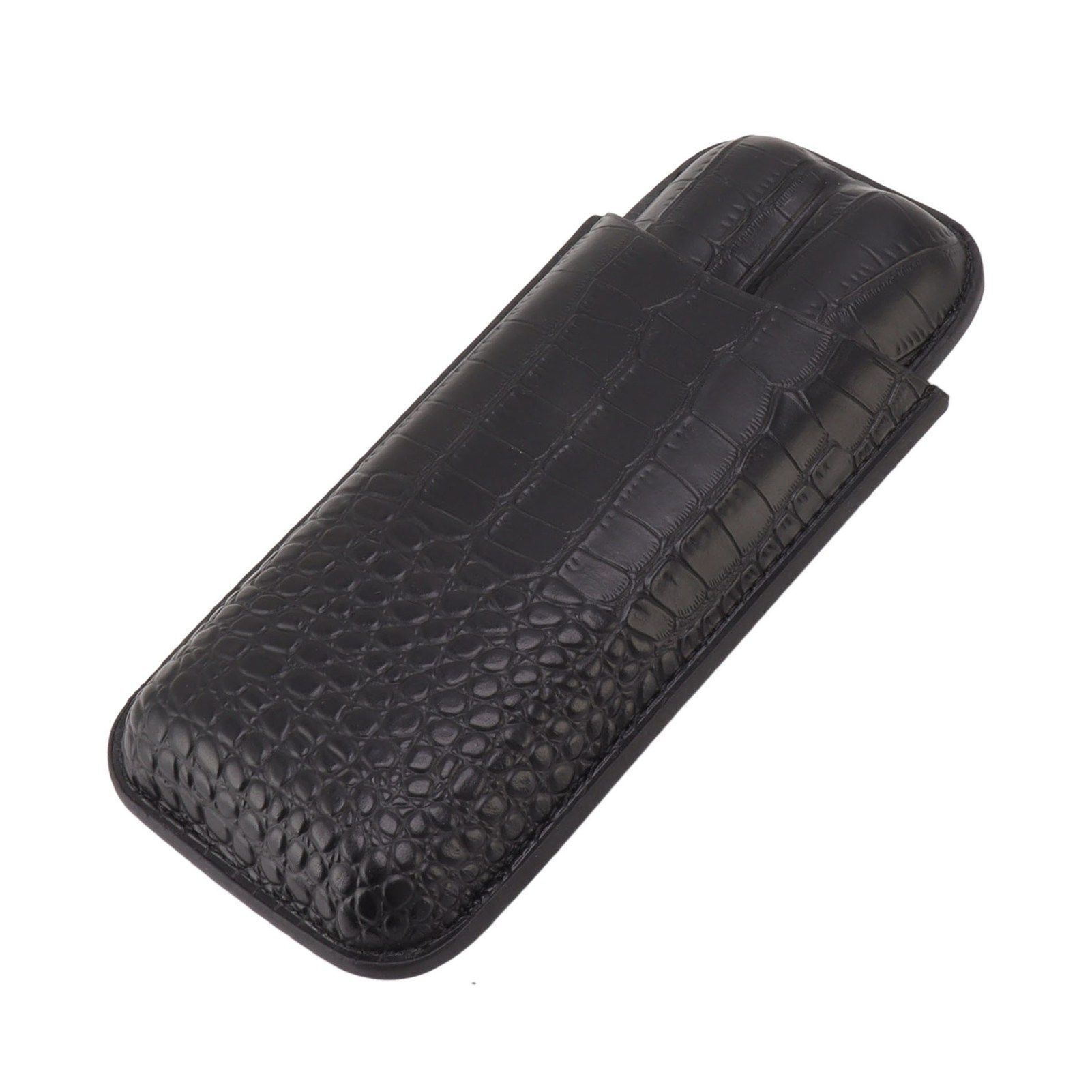 Portable Cigar Bag 2 Holder Leather Humidor Box Storage Case for Protection view 8