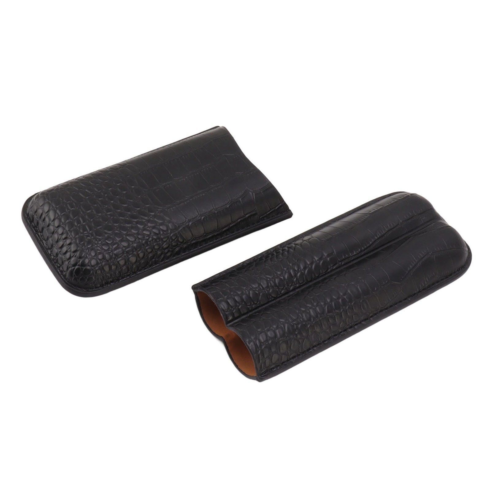 Portable Cigar Bag 2 Holder Leather Humidor Box Storage Case for Protection view 10