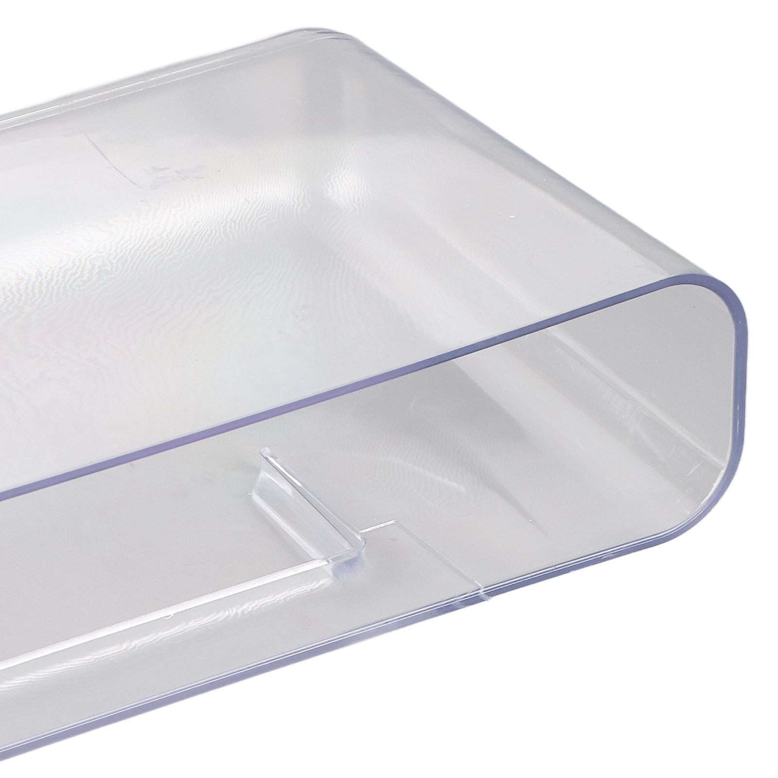 Adhesive Storage Bin Transparent Plastic Wall Mounted Floating Storage Holder view 6