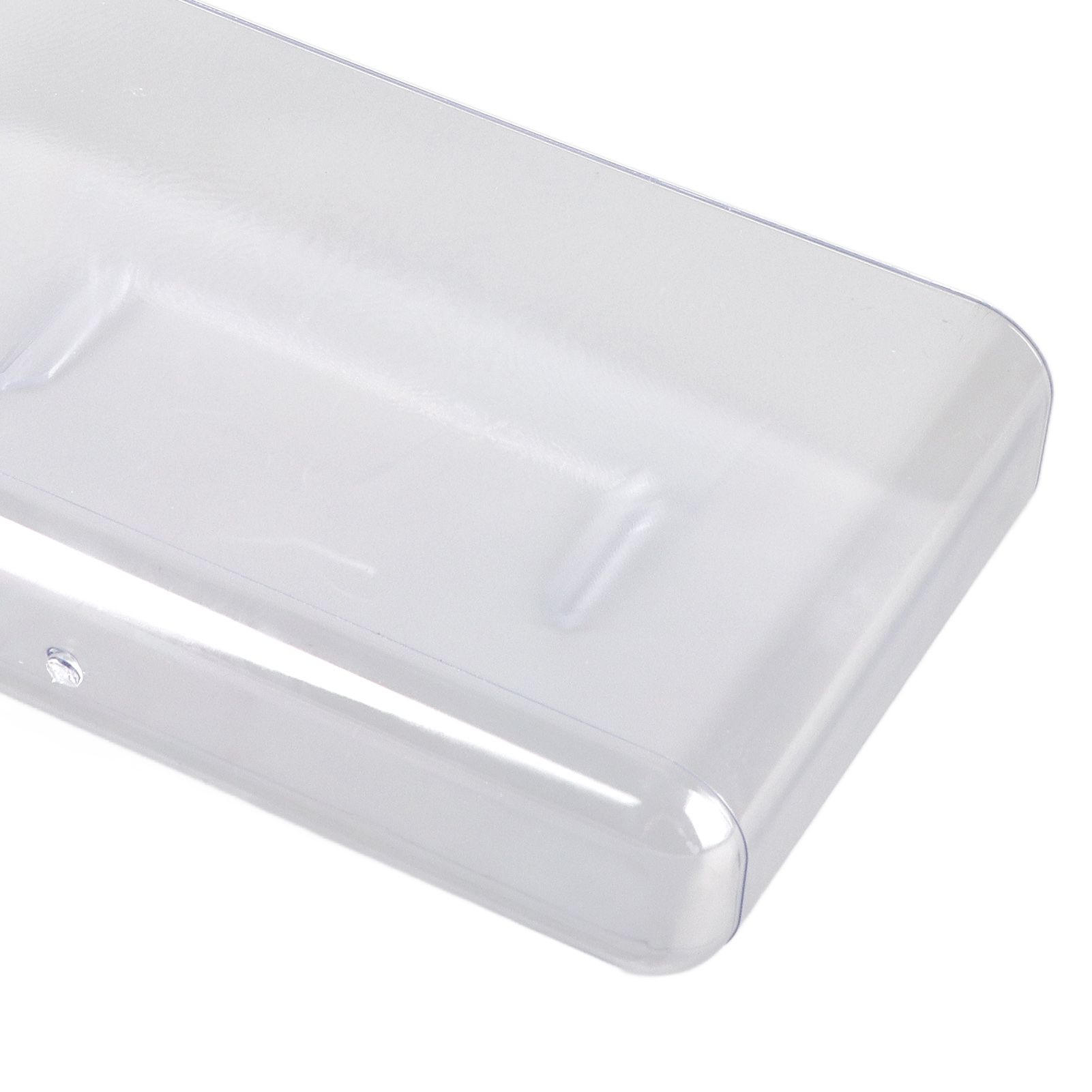 Adhesive Storage Bin Transparent Plastic Wall Mounted Floating Storage Holder view 8