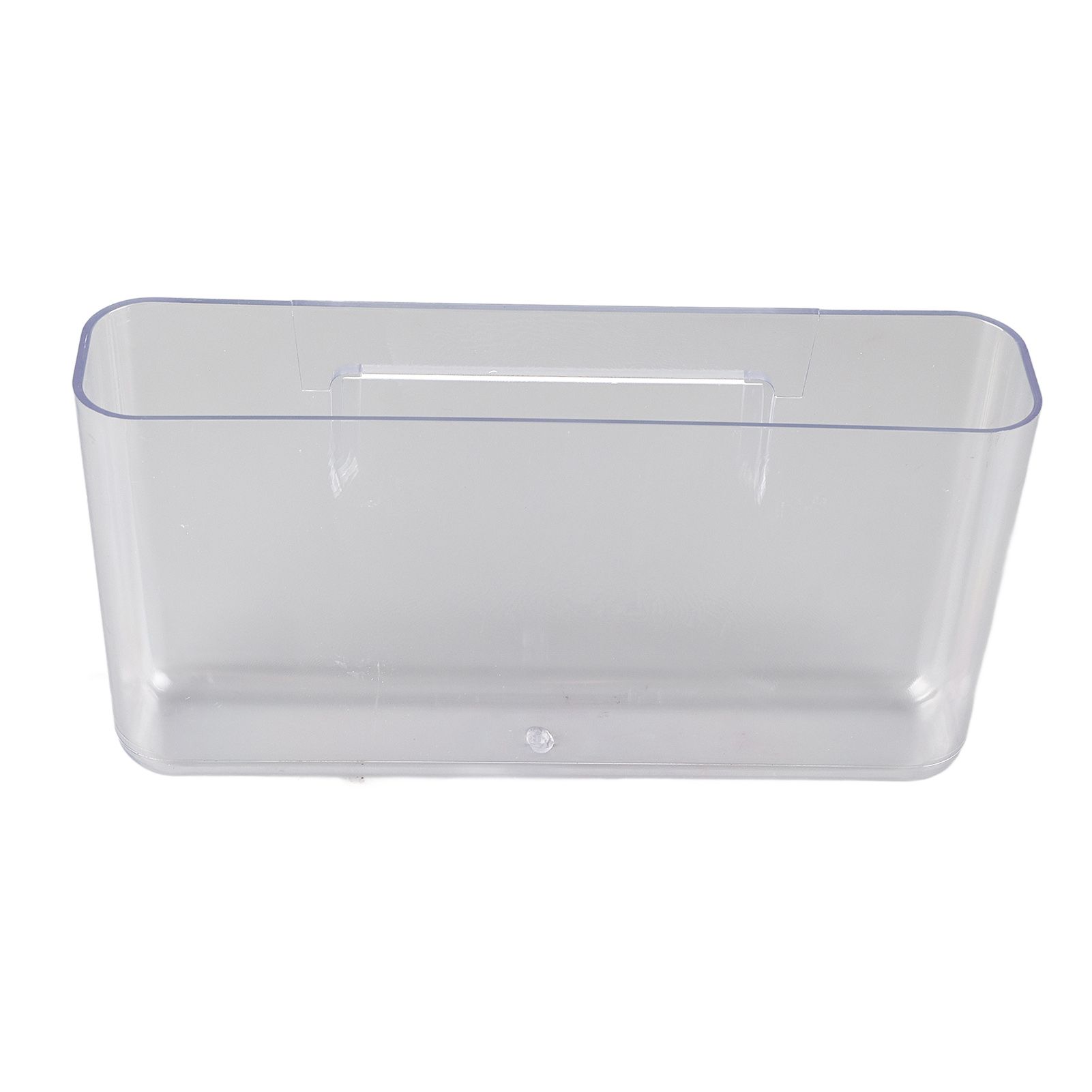 Adhesive Storage Bin Transparent Plastic Wall Mounted Floating Storage Holder view 13