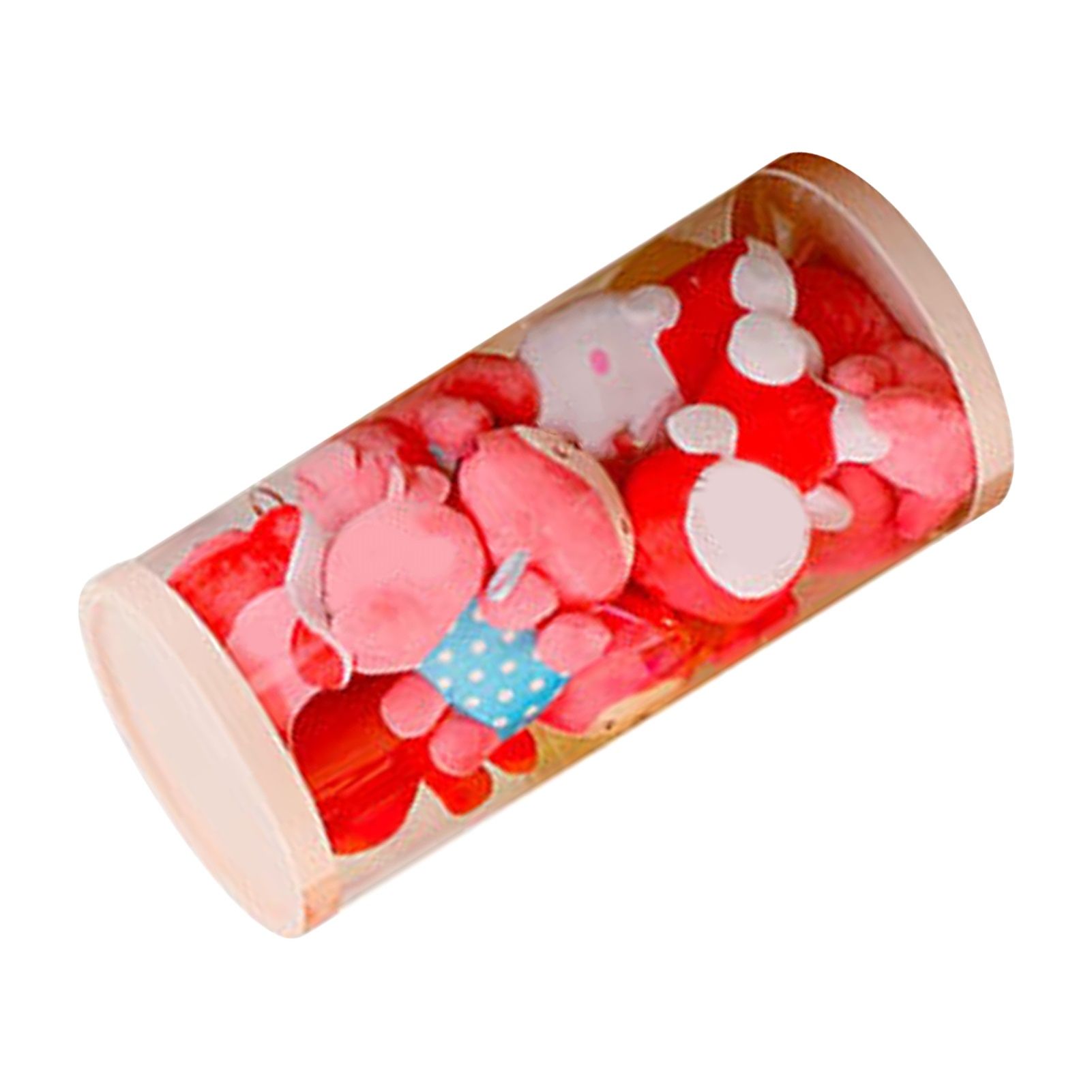 Doll Storage Bucket Transparent Rotatable PVC 26cm Stuffed Animal Storage view 3